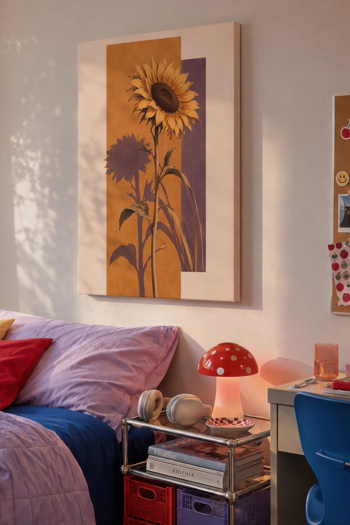 Modern Ayçiçeği Kompozisyonu Kanvas Tablo