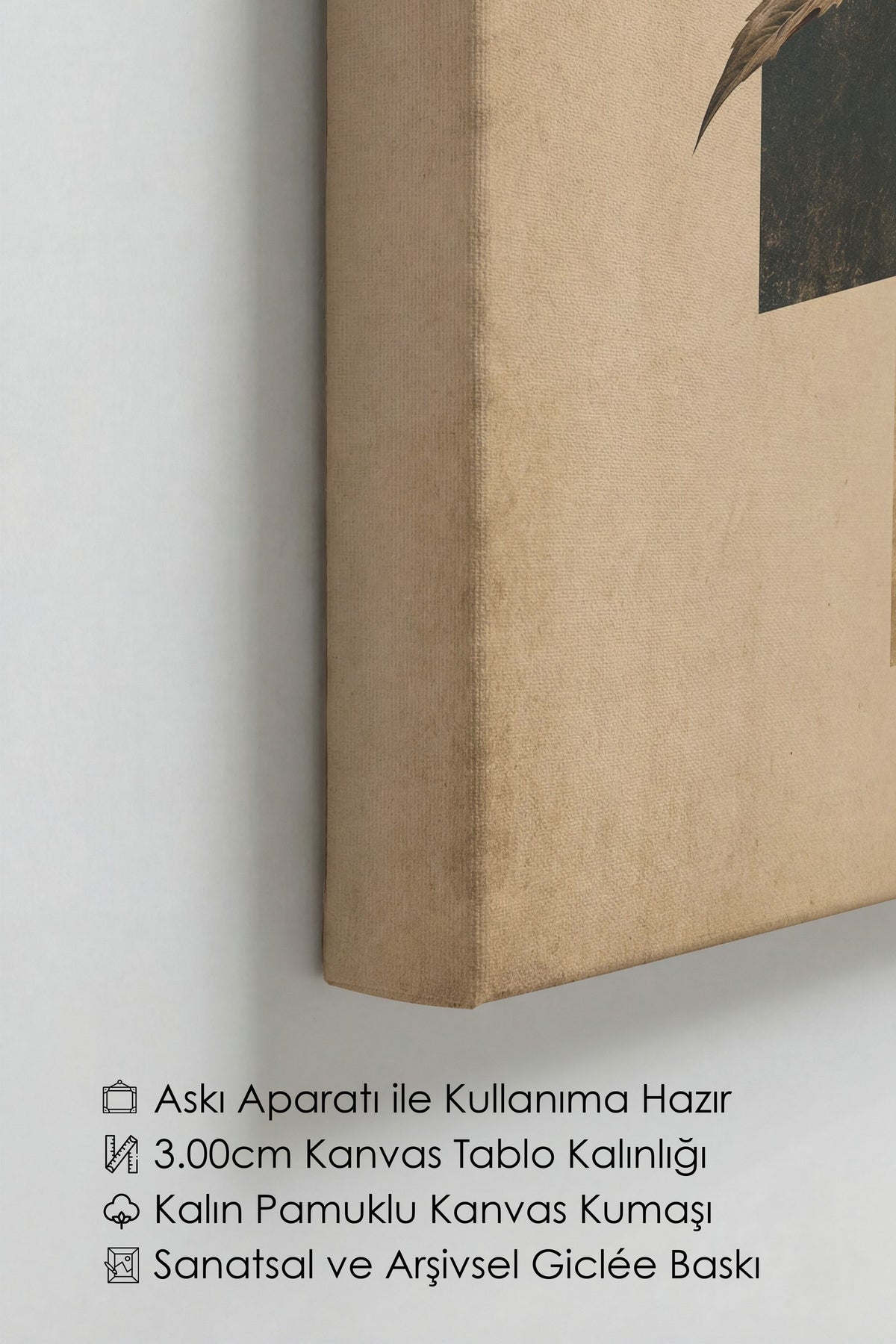 Geometrik Ayçiçeği Kompozisyonu Kanvas Tablo
