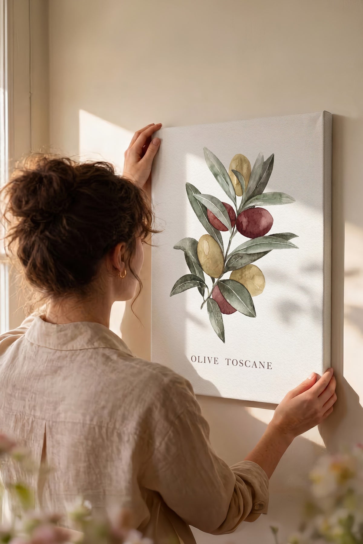 Olive Toscane Kanvas Tablo