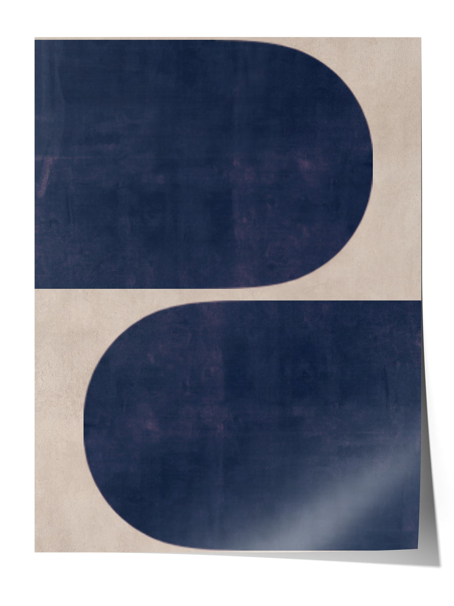 Minimalist Geometrik Desenler Çerçevesiz Poster