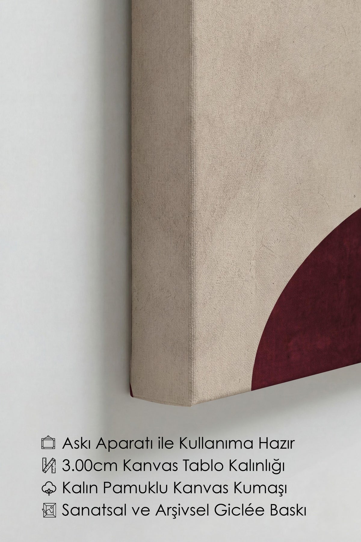 Soyut Geometrik Şekiller Kanvas Tablo