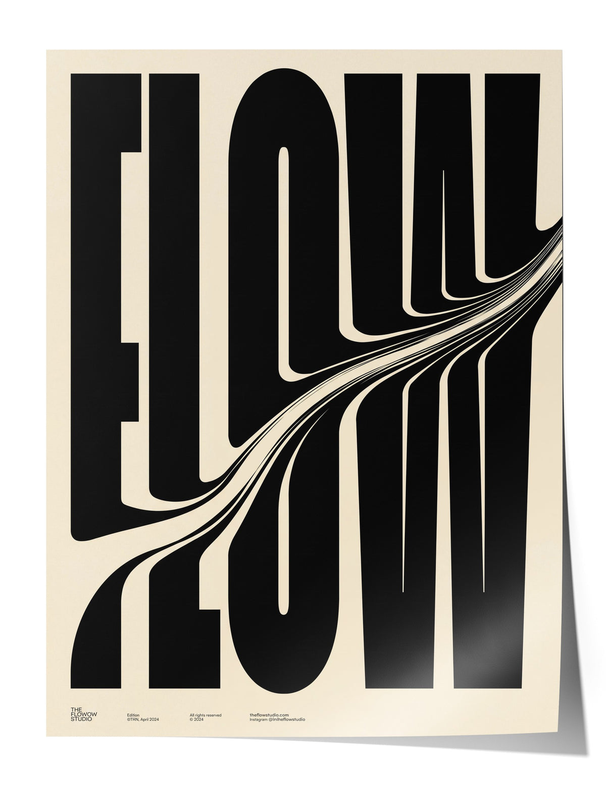FLOW Çerçevesiz Poster