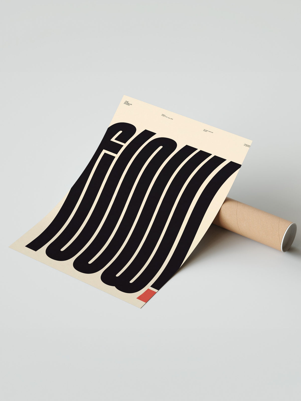 Flow Çerçevesiz Poster