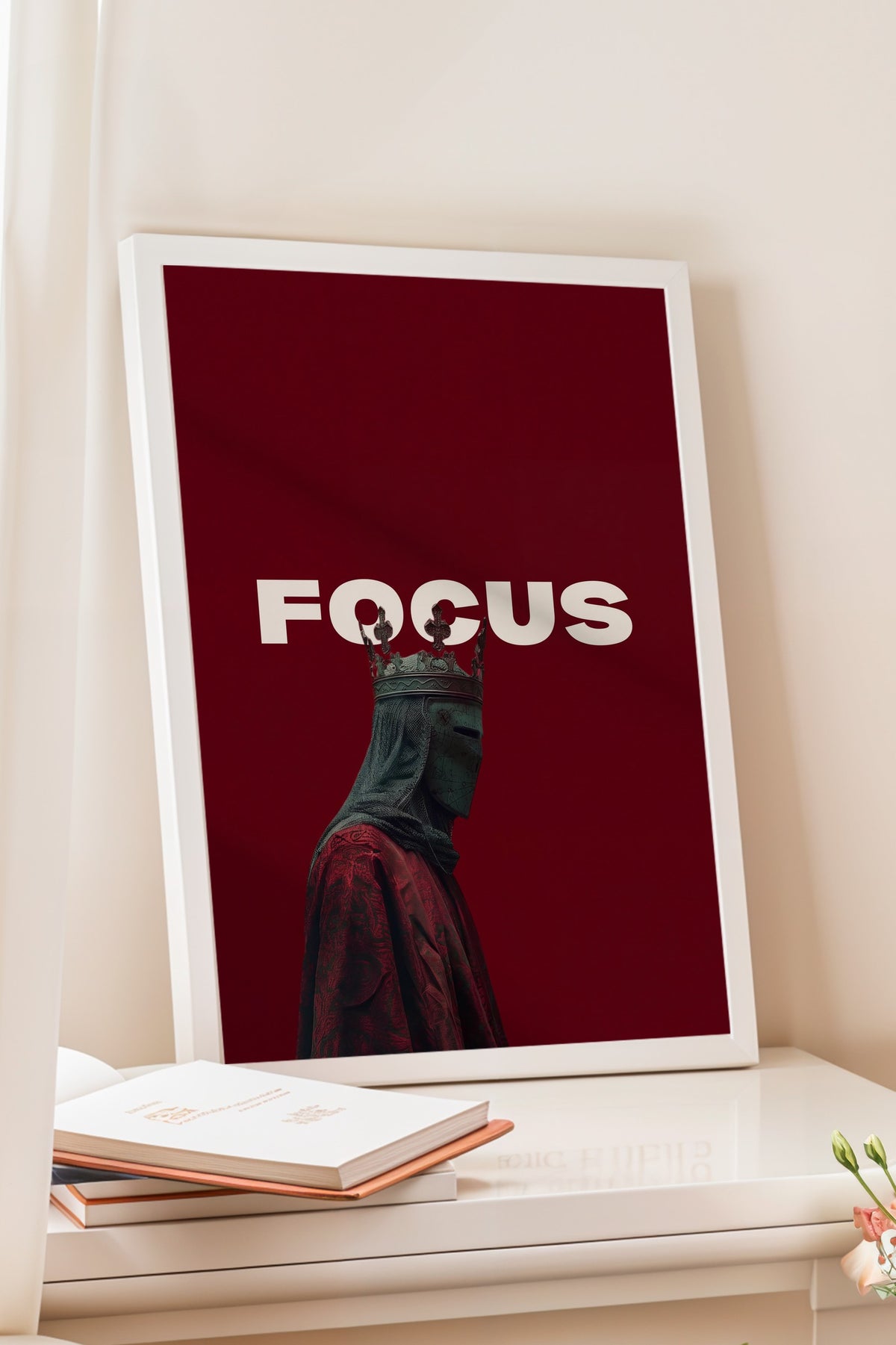 FOCUS Poster – Beyaz Çerçeveli Tablo