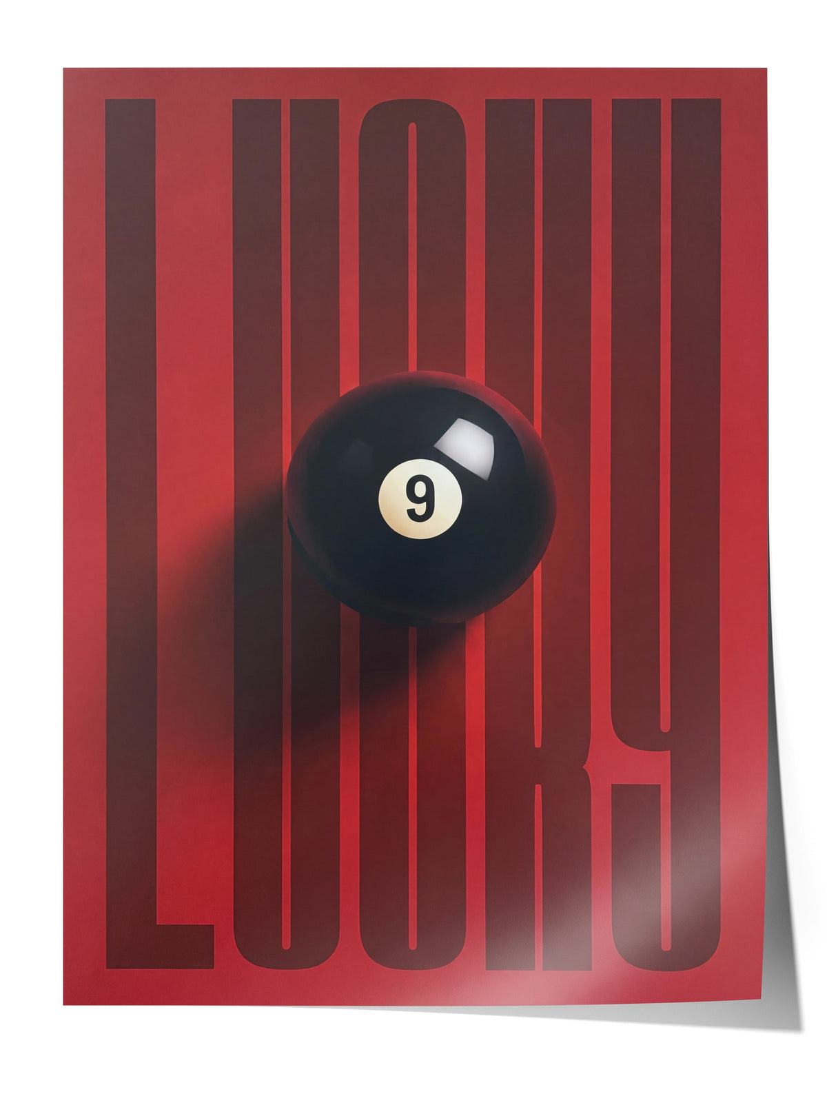 LUCKY Çerçevesiz Poster