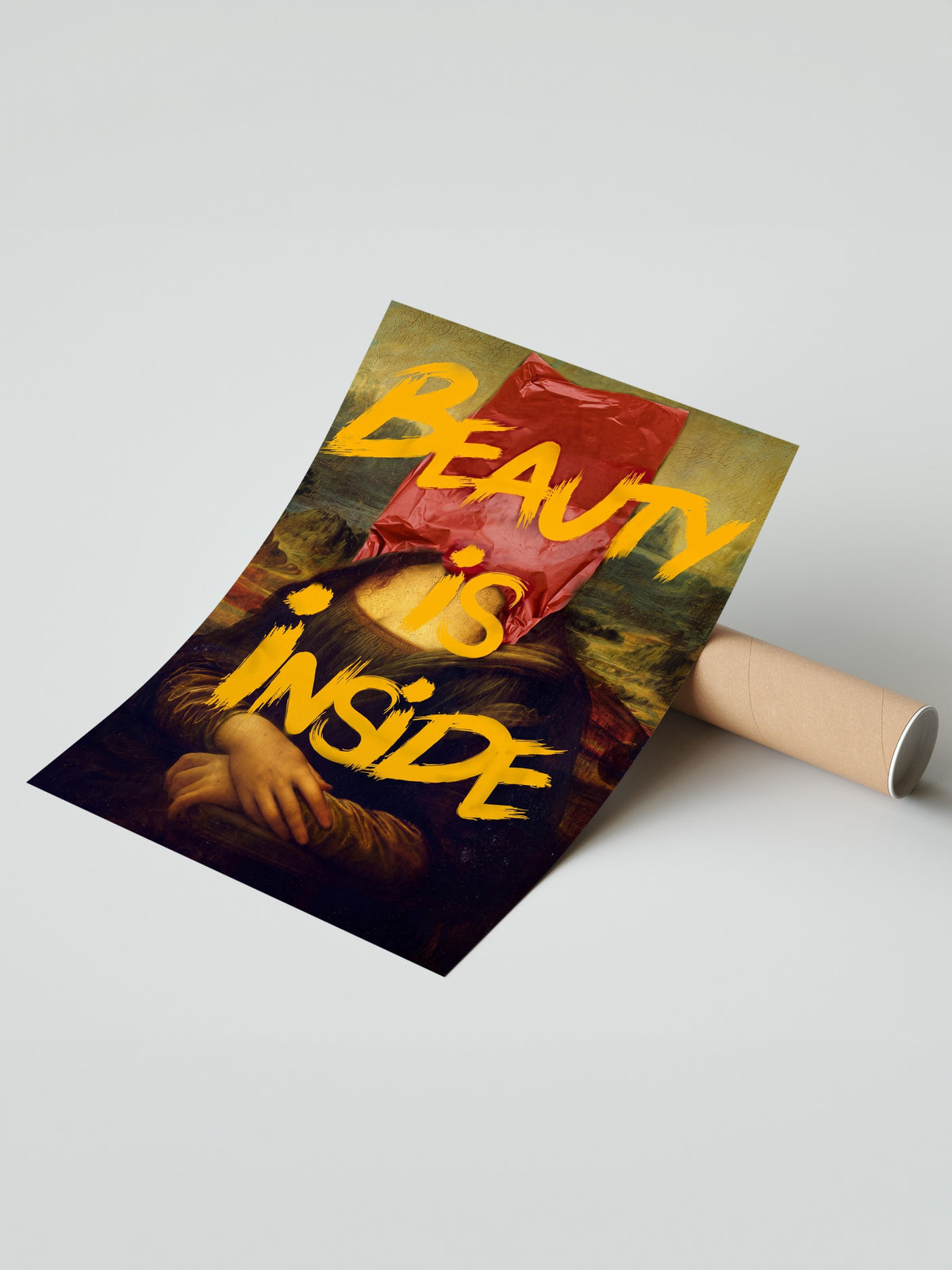 Beauty Is Inside Çerçevesiz Poster