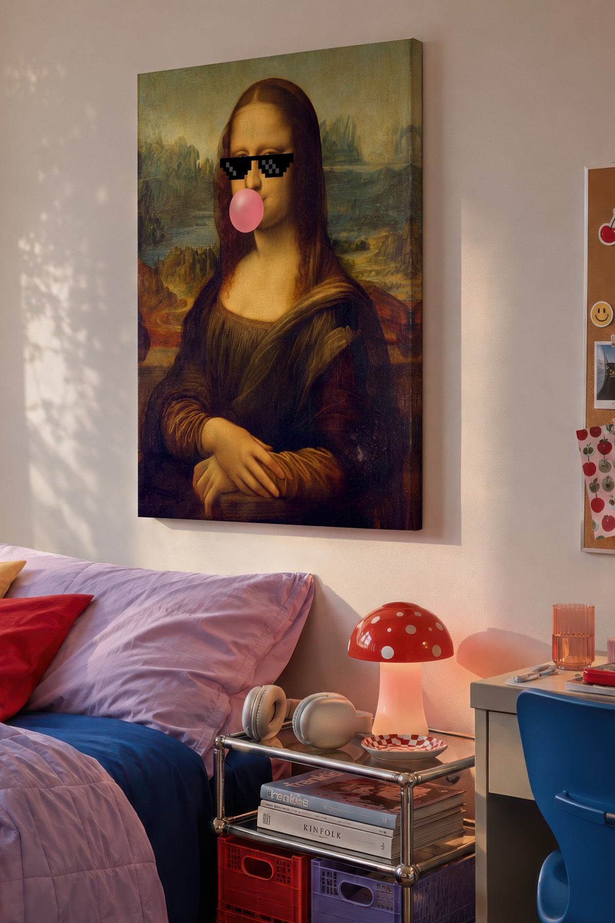 Mona Lisa Remix Kanvas Tablo