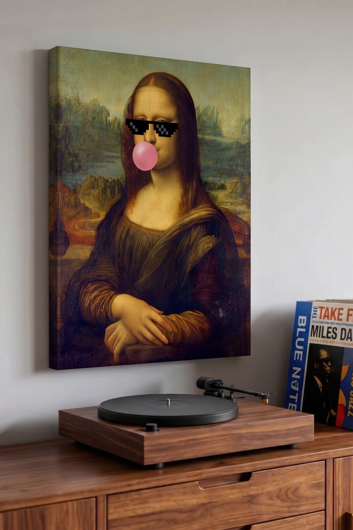 Mona Lisa Remix Kanvas Tablo