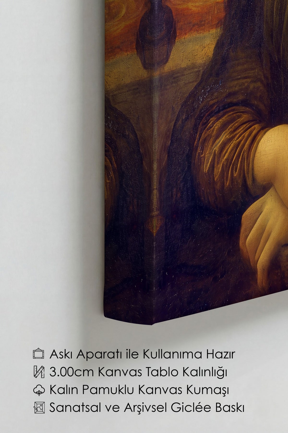 Mona Lisa Remix Kanvas Tablo