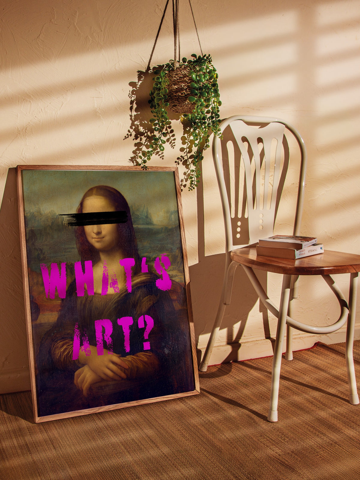 WHAT'S ART? Poster – Ahşap Çerçeveli Tablo