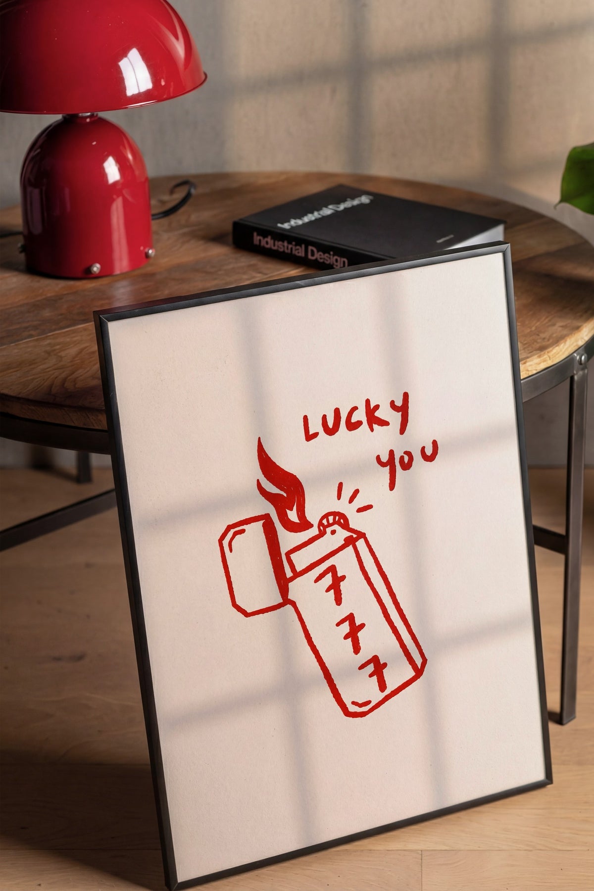 Lucky You Poster – Siyah Çerçeveli Tablo