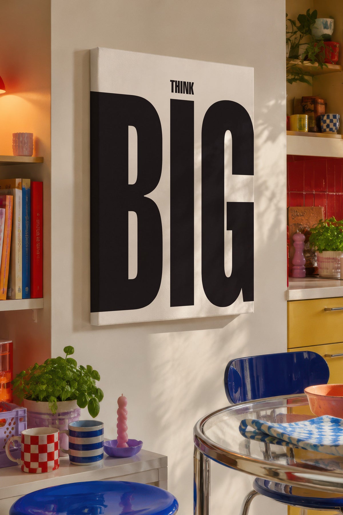 THINK BIG Kanvas Tablo