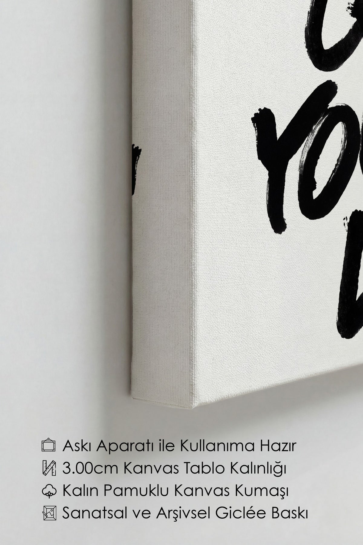 ONLY YOU CAN CHANGE YOUR LIFE Kanvas Tablo