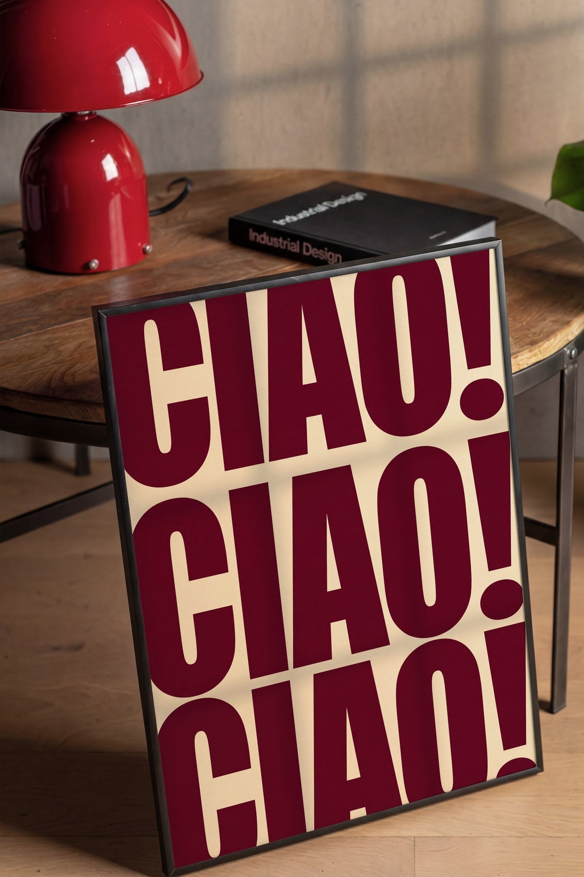 CIAO! CIAO! CIAO! Poster – Siyah Çerçeveli Tablo
