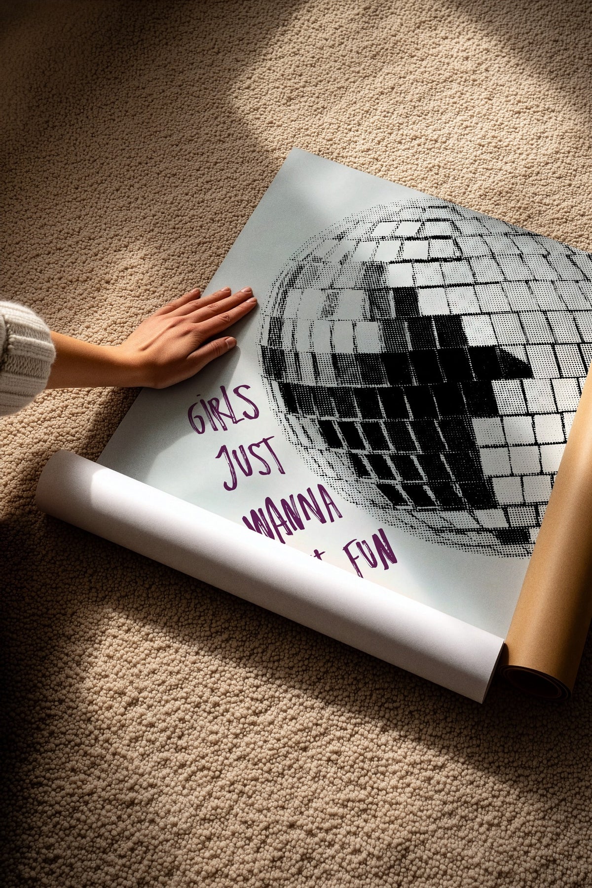 Girls Just Wanna Have Fun Çerçevesiz Poster