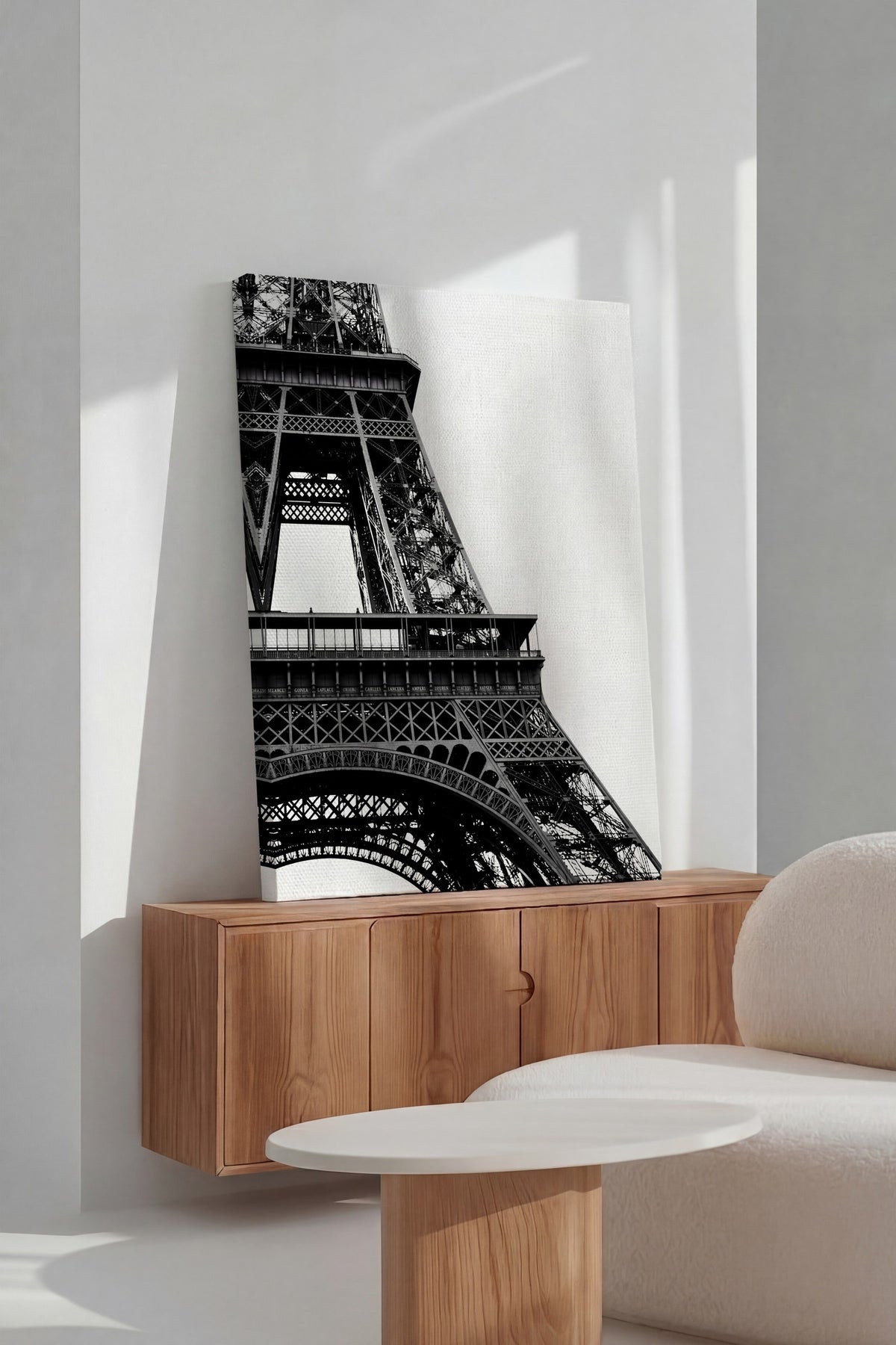 Eiffel Kulesi Detayları Kanvas Tablo