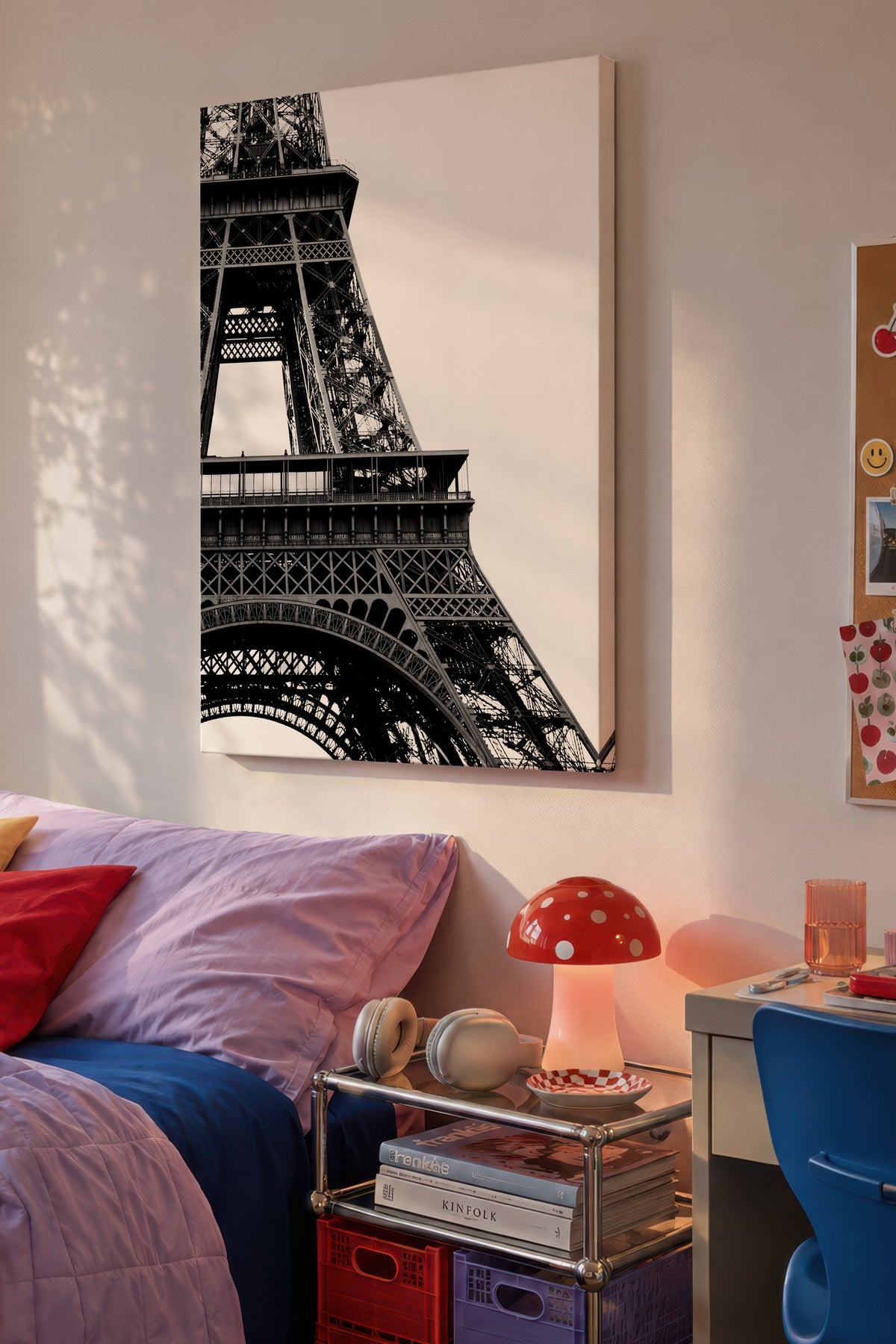 Eiffel Kulesi Detayları Kanvas Tablo