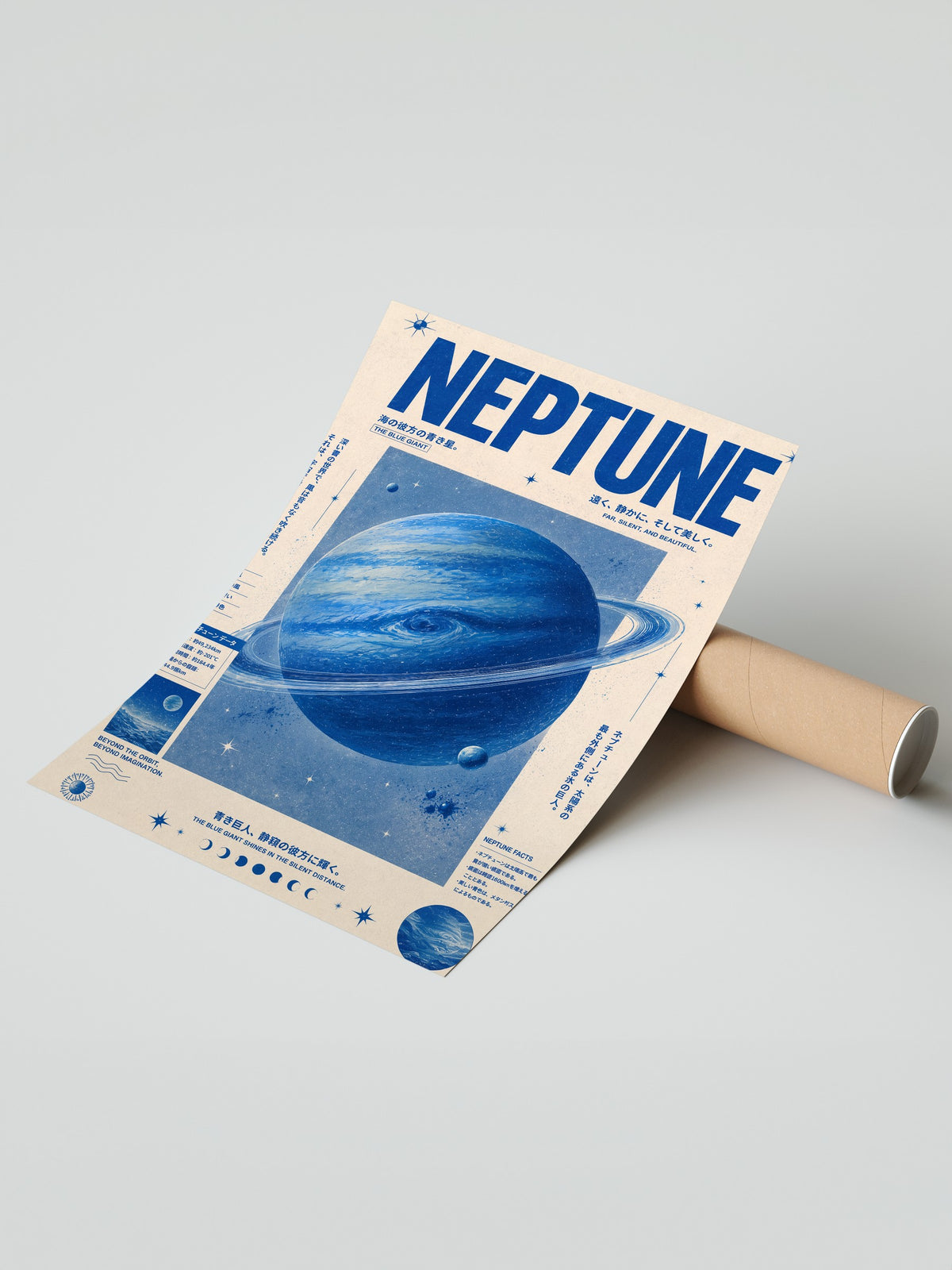 Neptune Çerçevesiz Poster