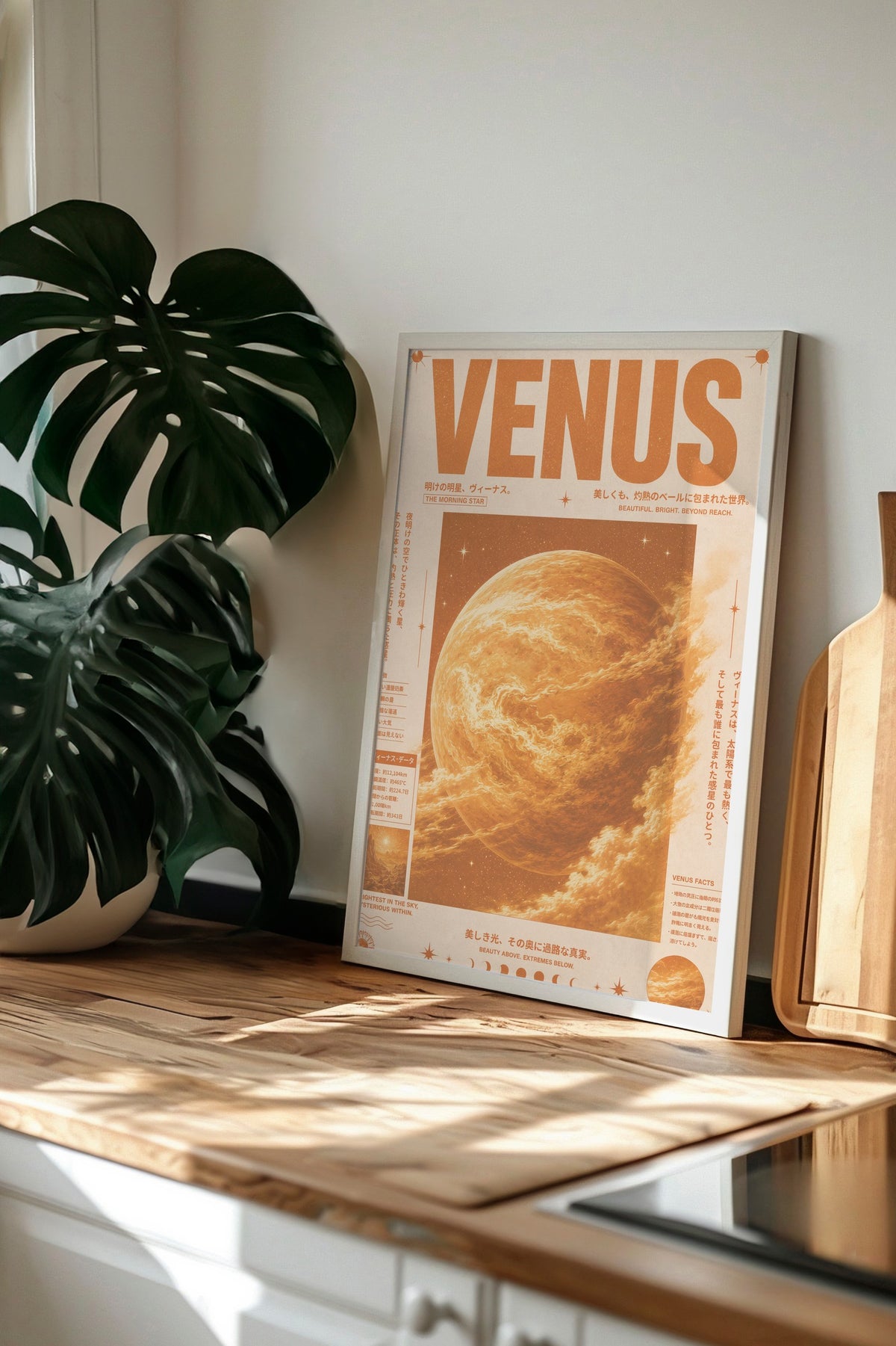 VENUS Poster – Beyaz Çerçeveli Tablo
