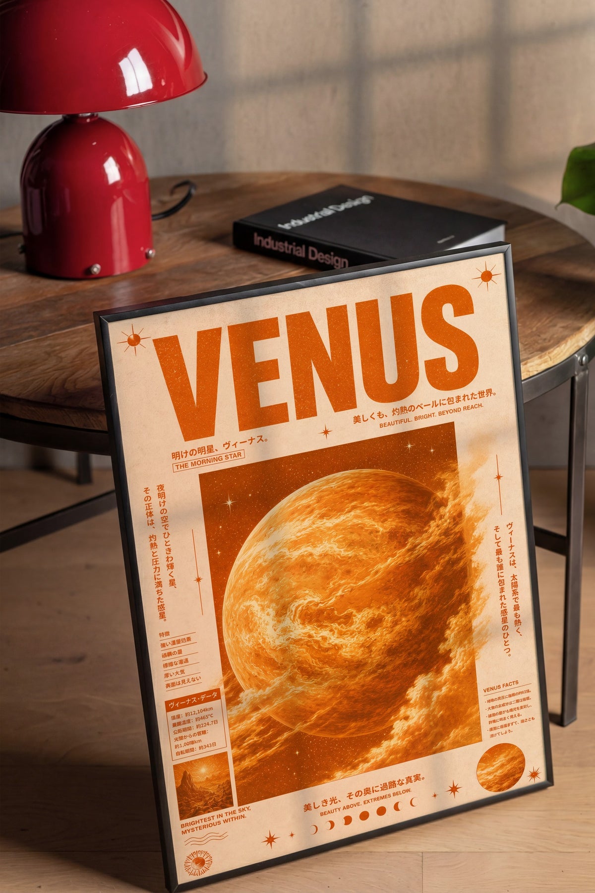 VENUS Poster – Siyah Çerçeveli Tablo