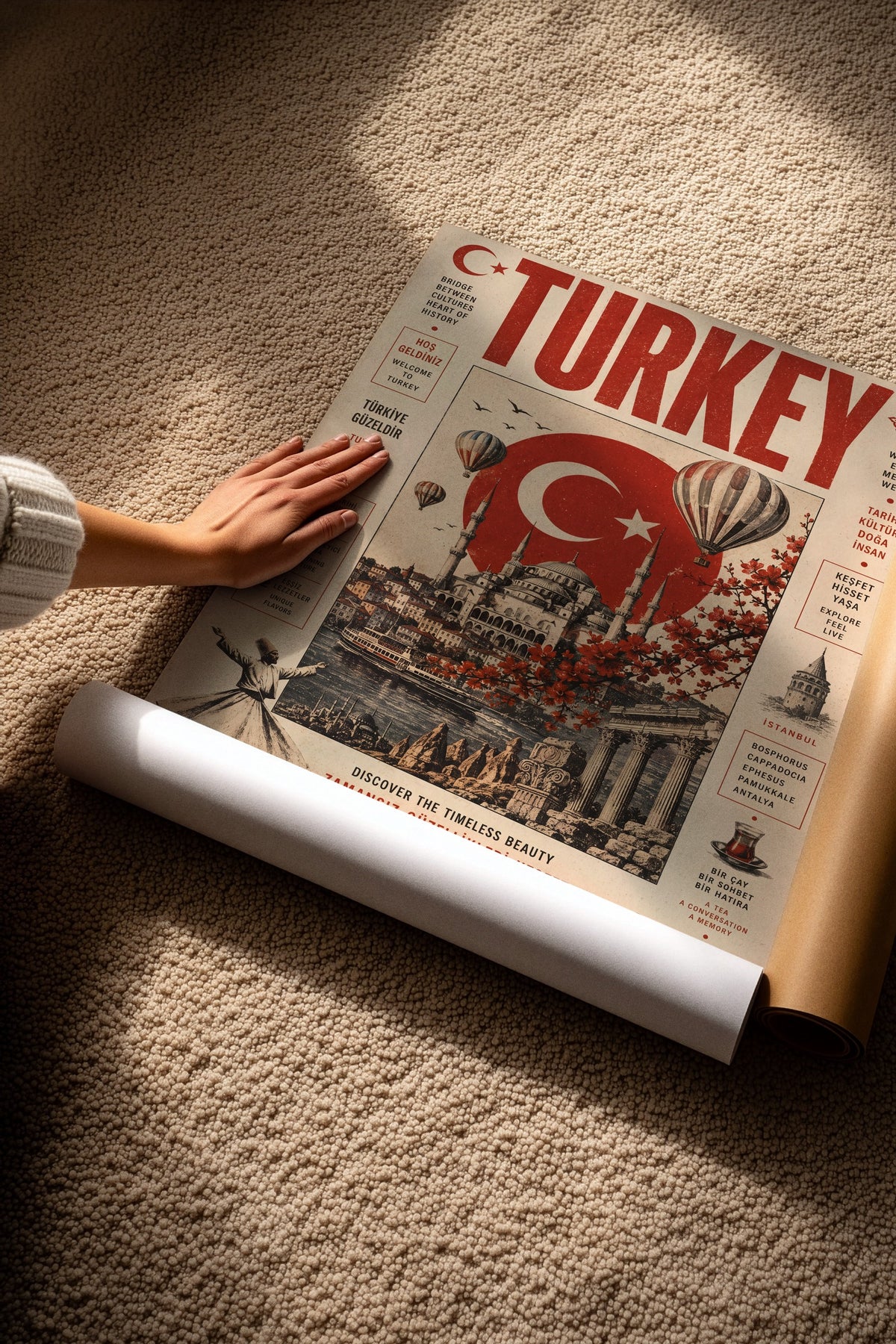 TURKEY Çerçevesiz Poster