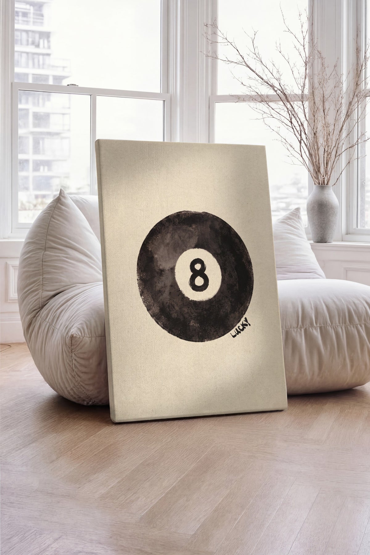 8 Lucky Kanvas Tablo