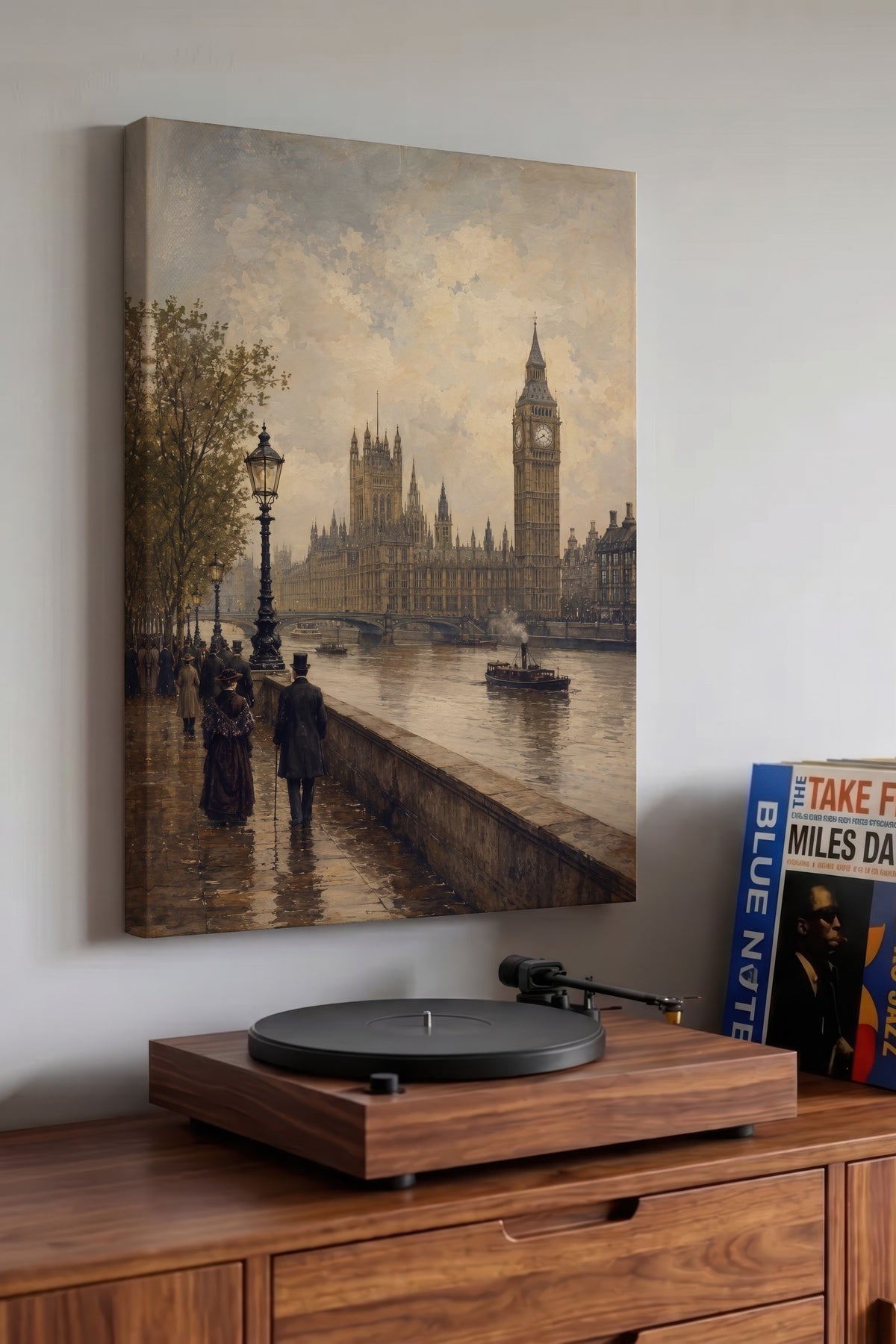 Big Ben ve Parlamento Binası Kanvas Tablo