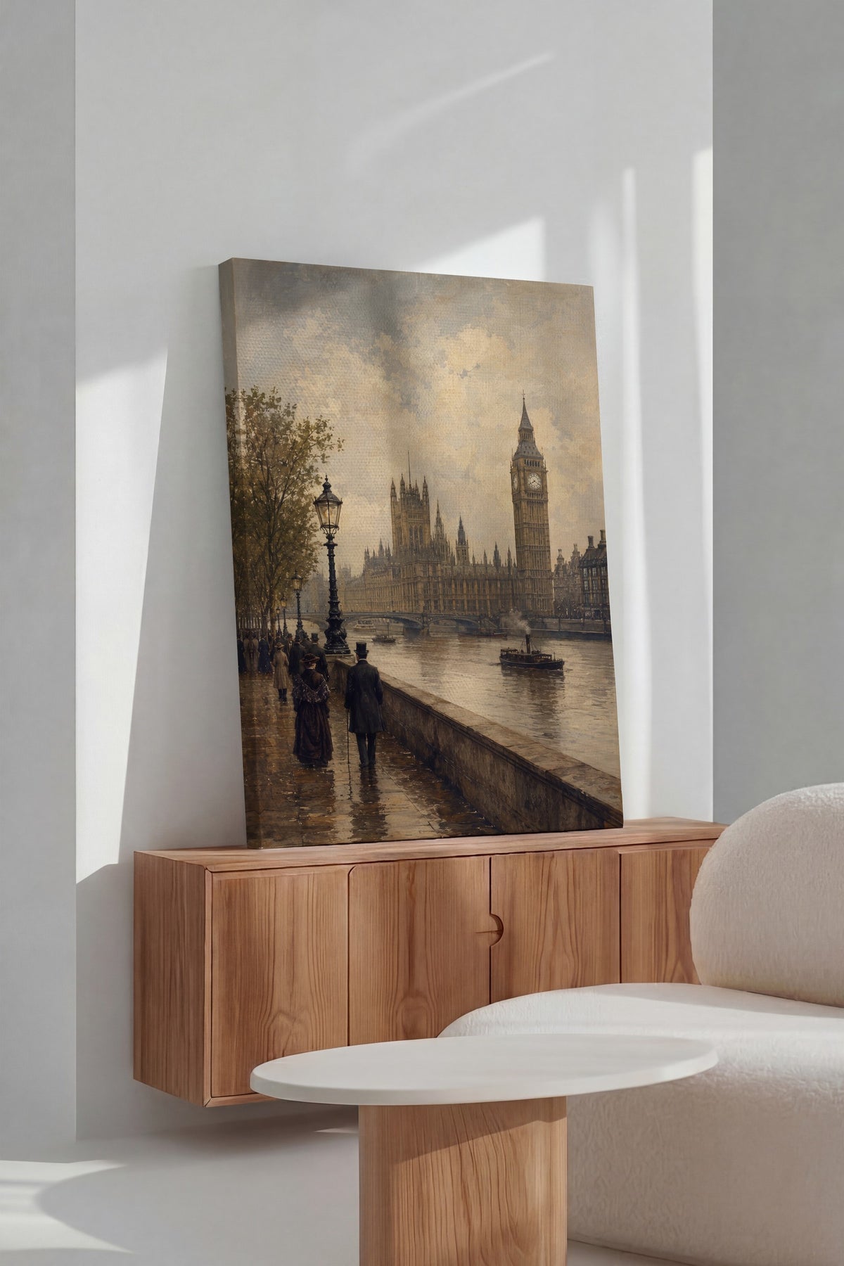 Big Ben ve Parlamento Binası Kanvas Tablo