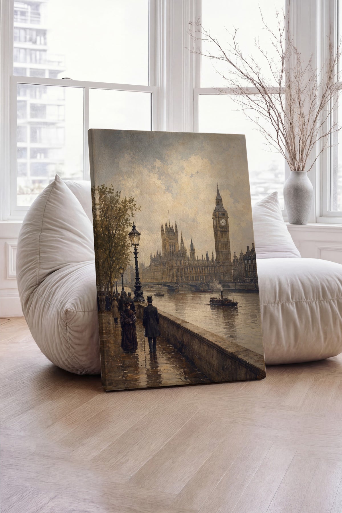Big Ben ve Parlamento Binası Kanvas Tablo