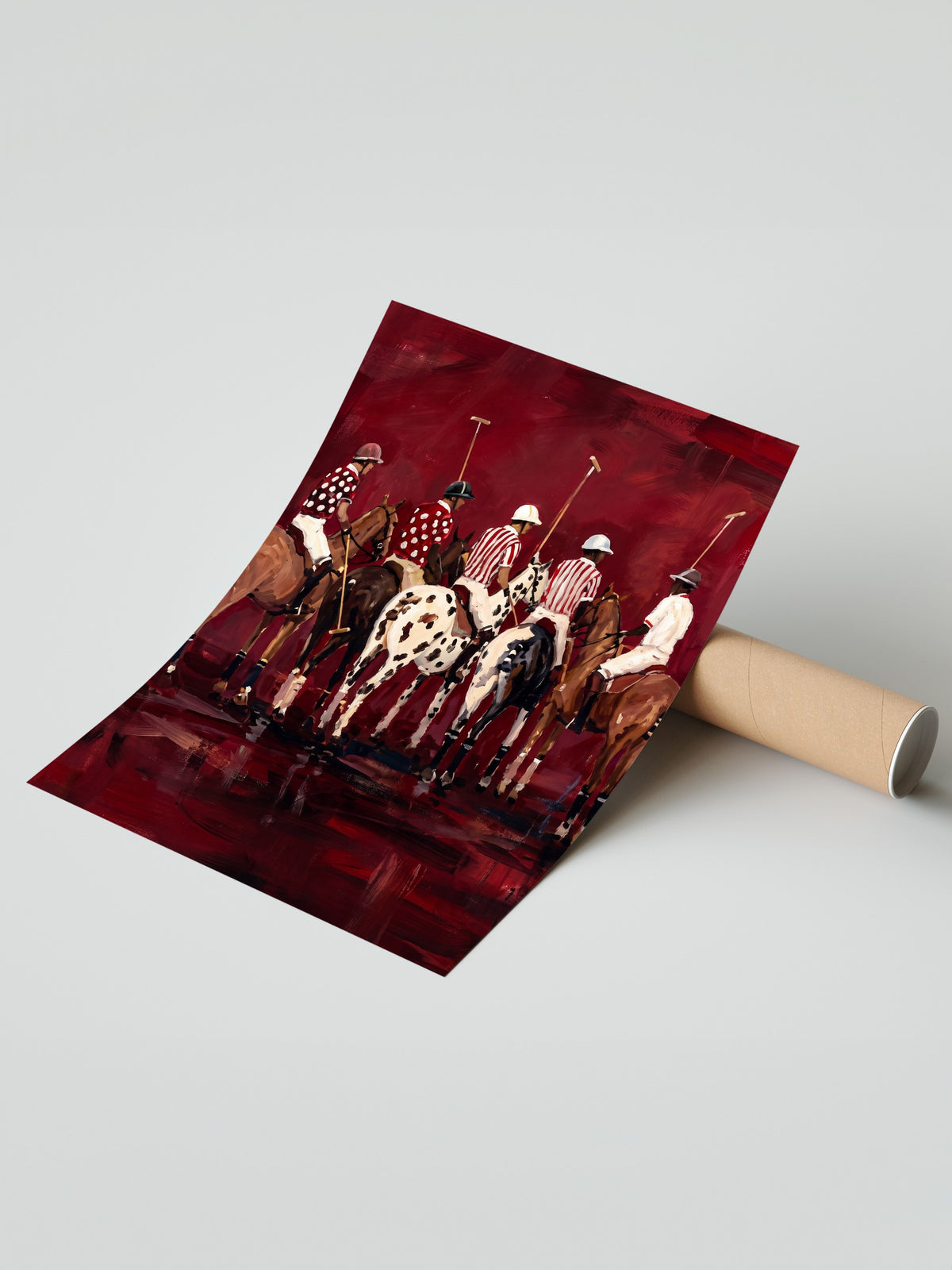 Polo Oyuncuları Serisi Çerçevesiz Poster