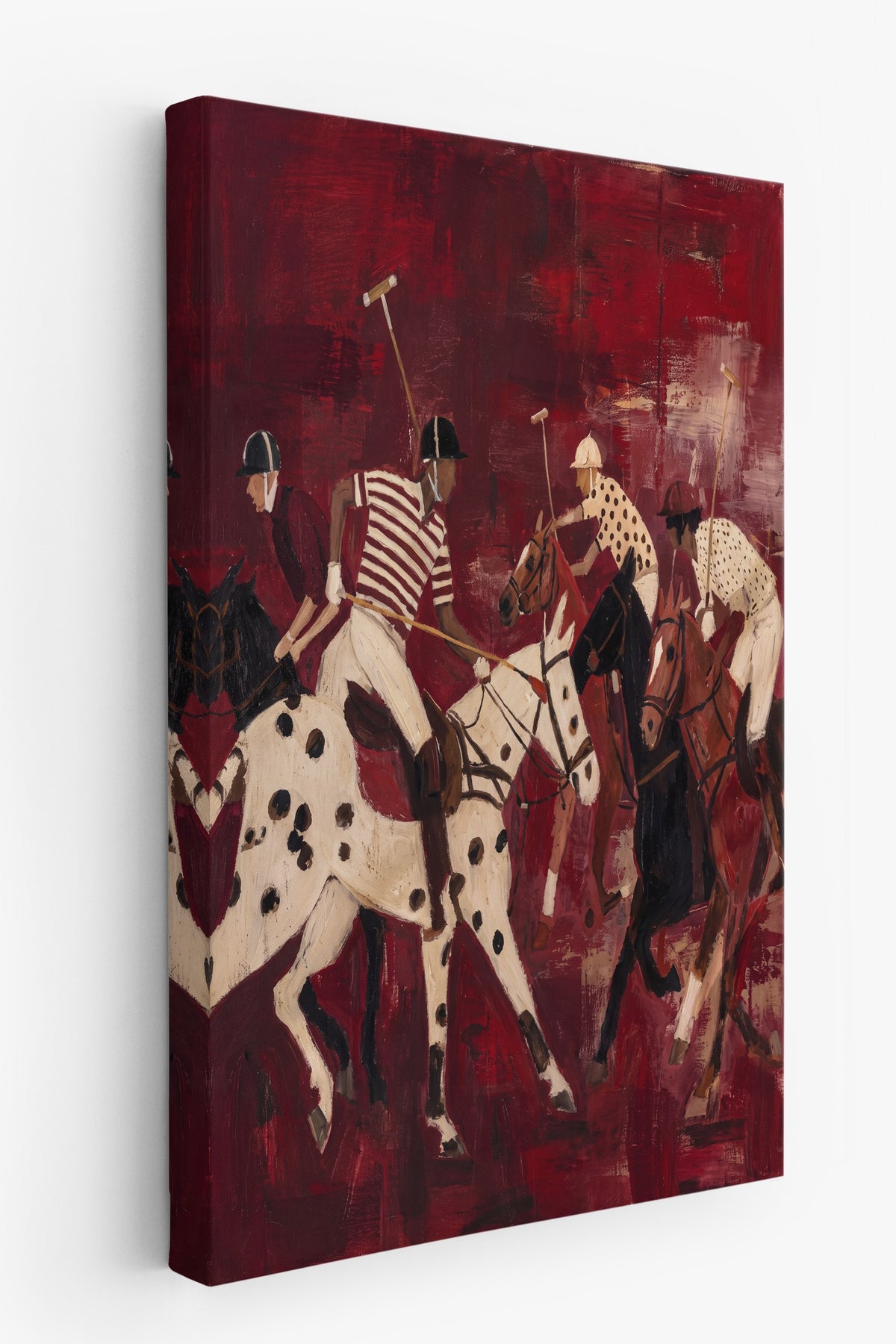 Polo Maçı Anı Kanvas Tablo
