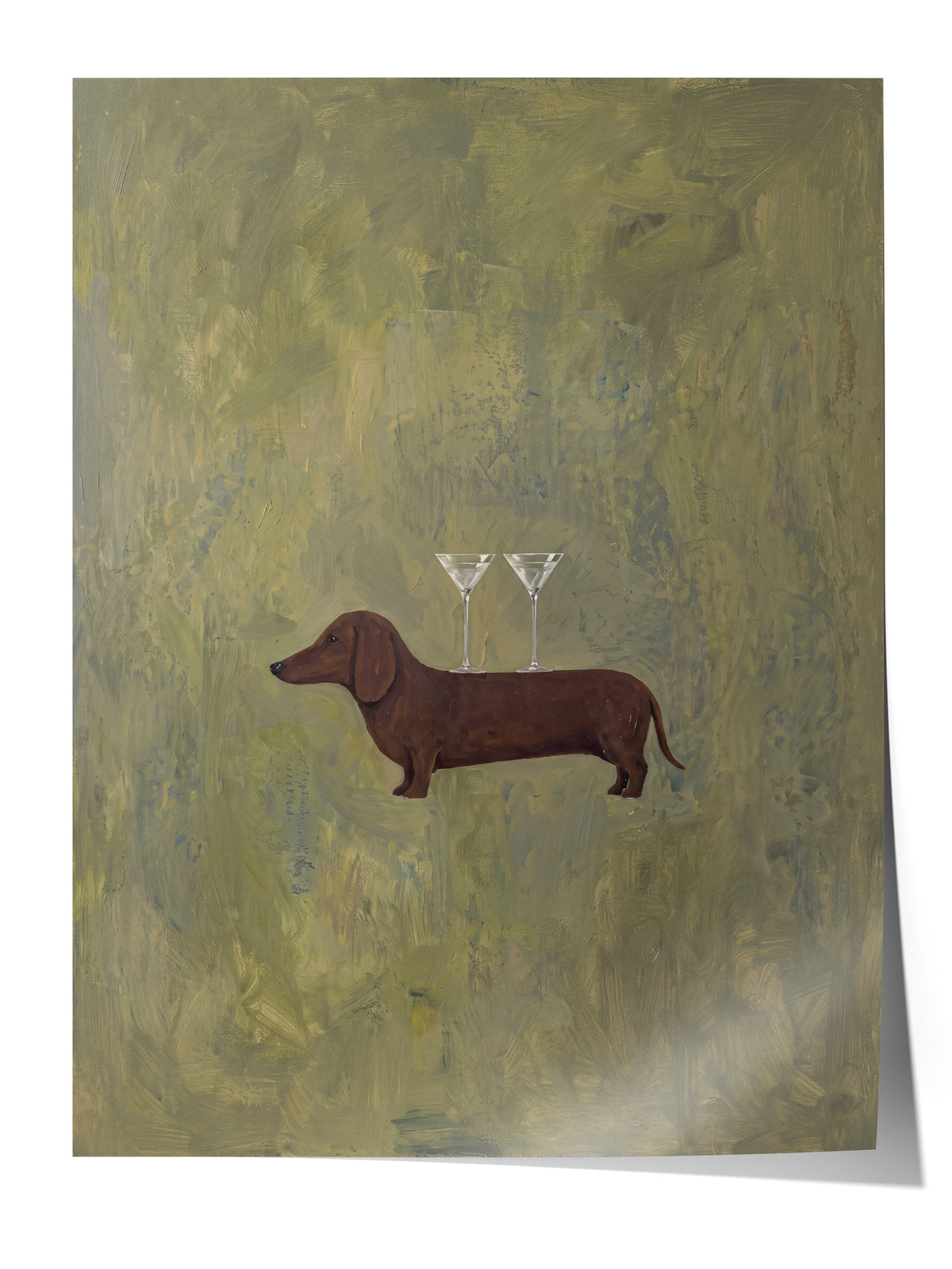 Martinili Dachshund Çerçevesiz Poster