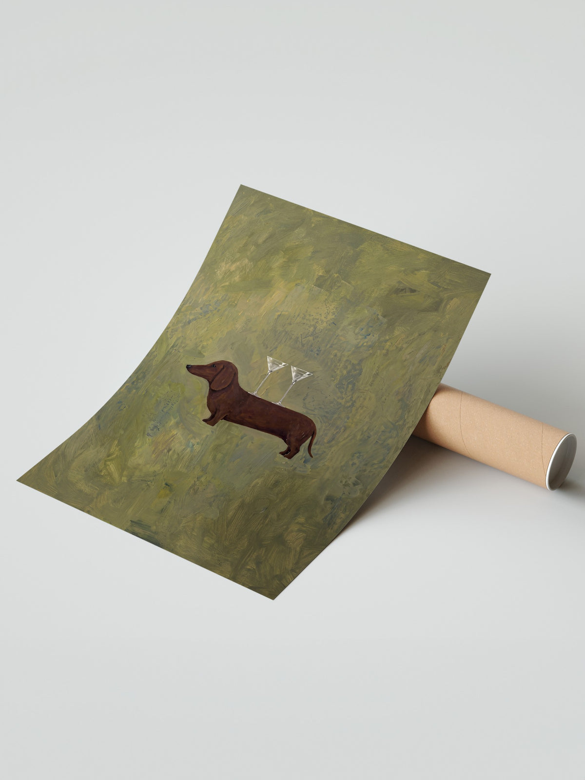 Martinili Dachshund Çerçevesiz Poster