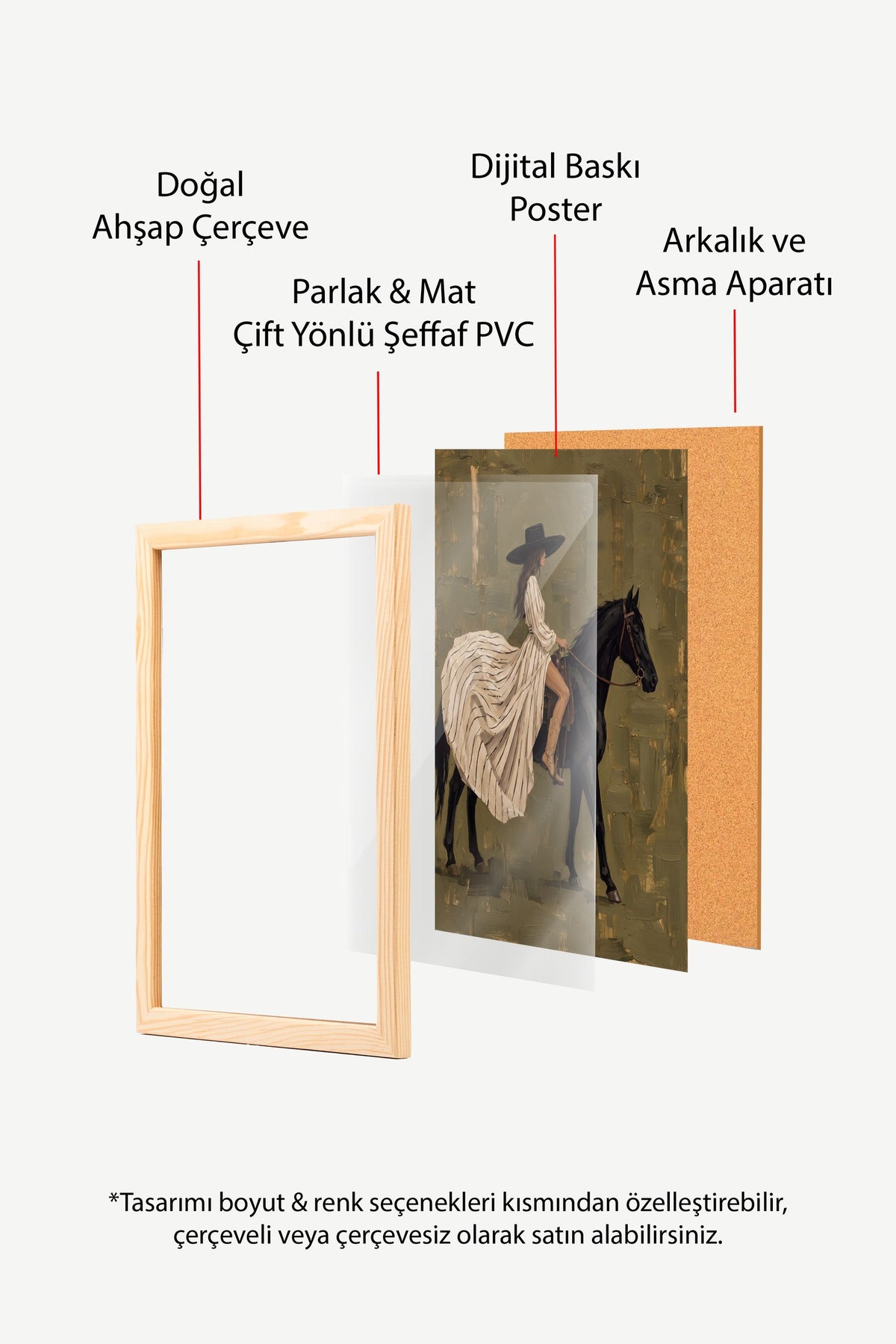 Zarif Binici Poster – Ahşap Çerçeveli Tablo