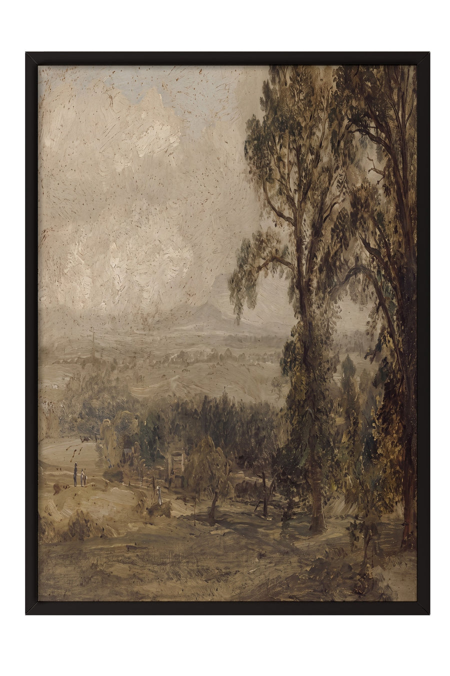 Pastoral Manzara Poster – Siyah Çerçeveli Tablo
