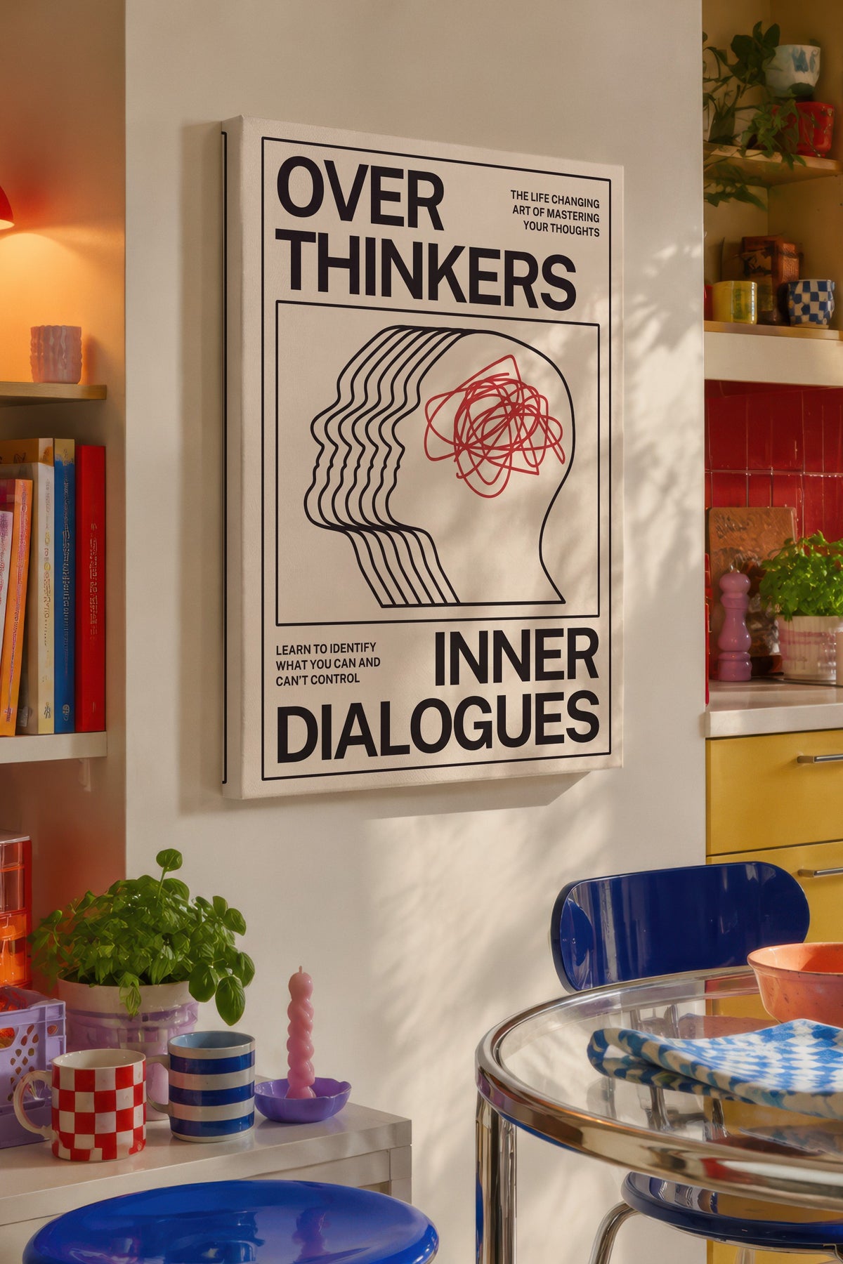 OVER THINKERS INNER DIALOGUES Kanvas Tablo — NO:180268
