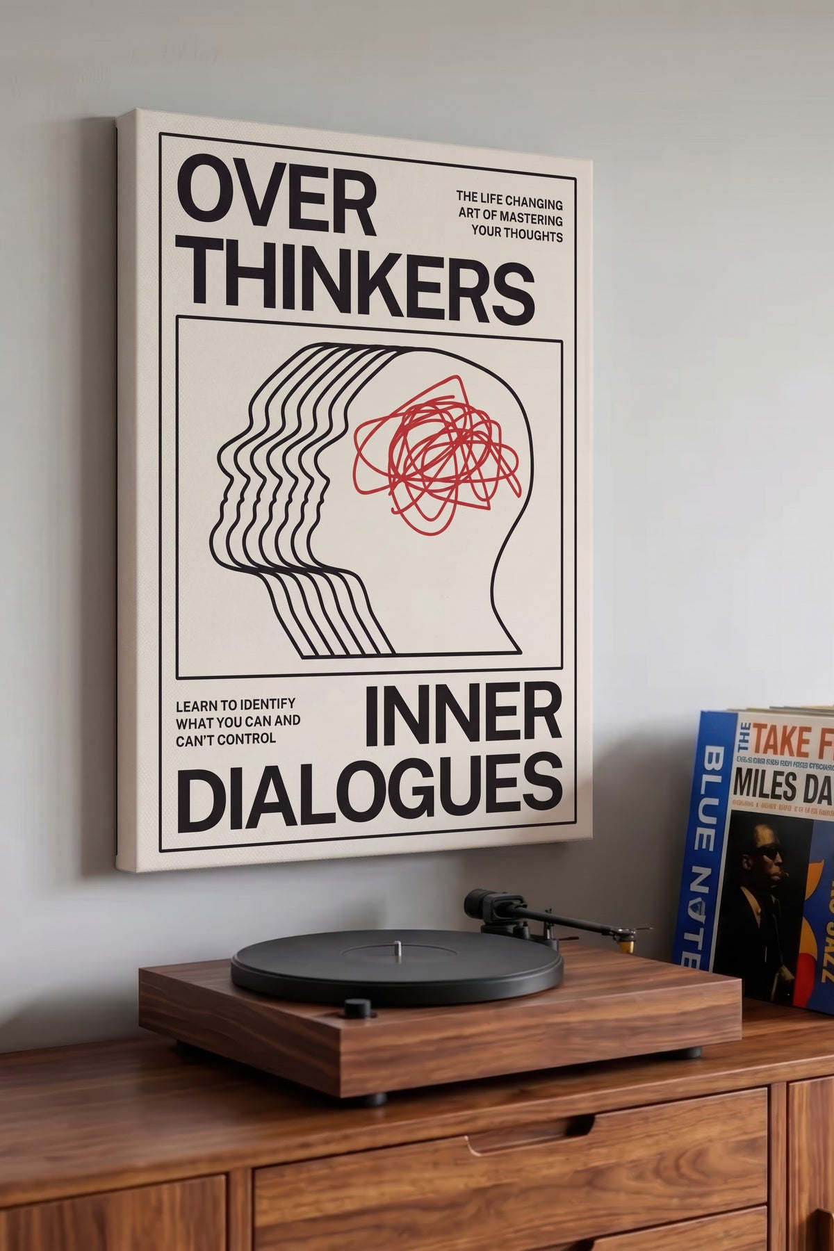 OVER THINKERS INNER DIALOGUES Kanvas Tablo — NO:180268