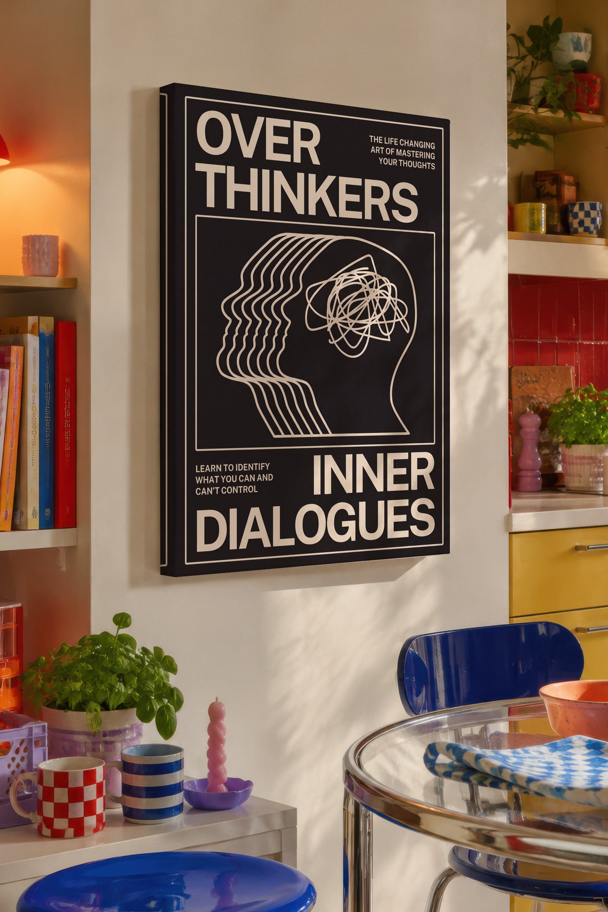 OVER THINKERS INNER DIALOGUES Kanvas Tablo — NO:180269