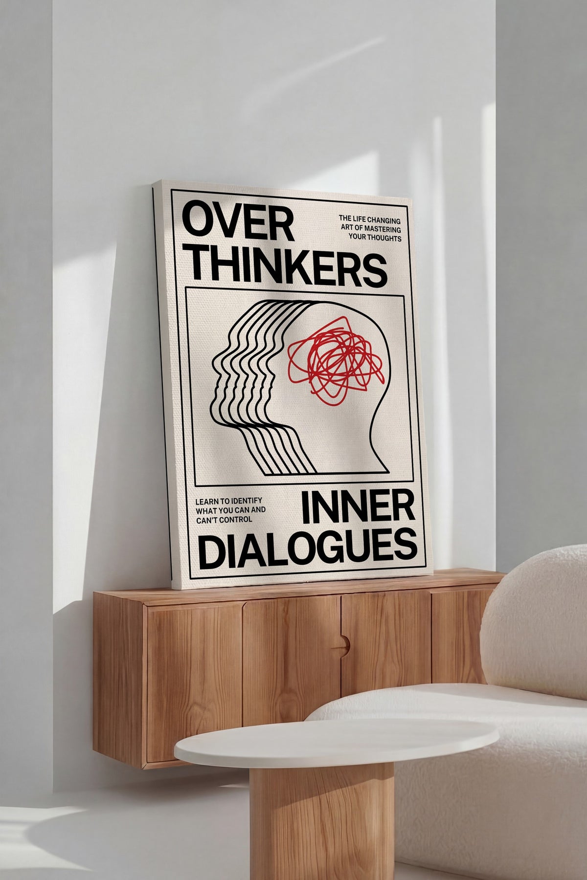 OVER THINKERS INNER DIALOGUES Kanvas Tablo — NO:180275