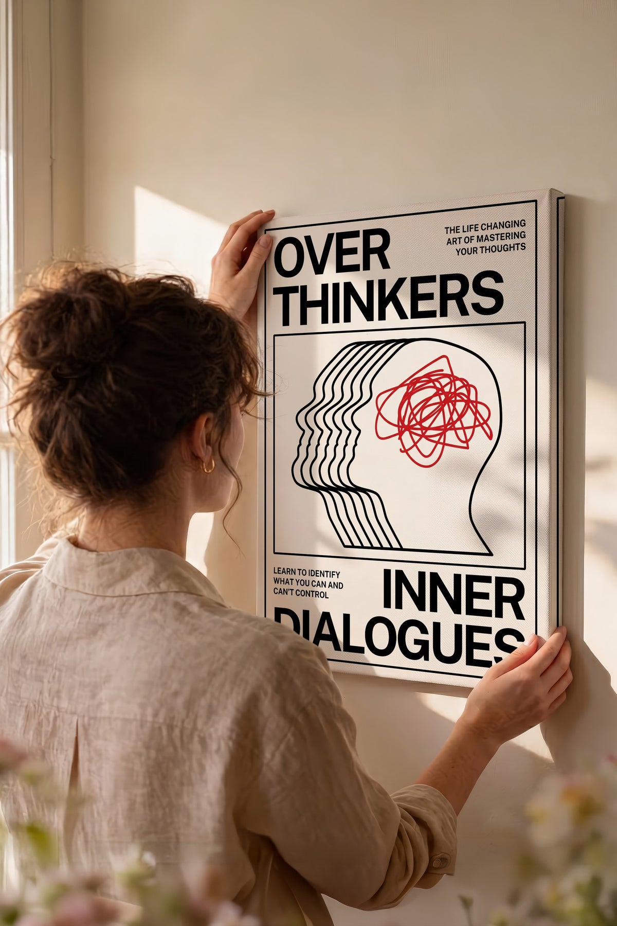 OVER THINKERS INNER DIALOGUES Kanvas Tablo — NO:180275
