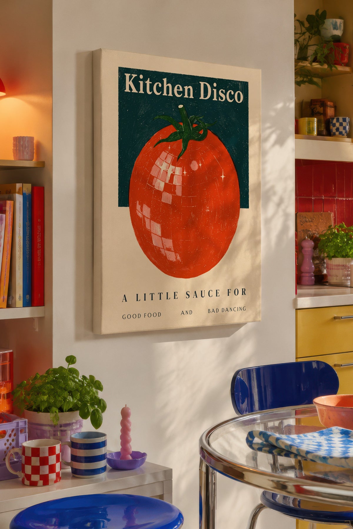 Kitchen Disco Kanvas Tablo