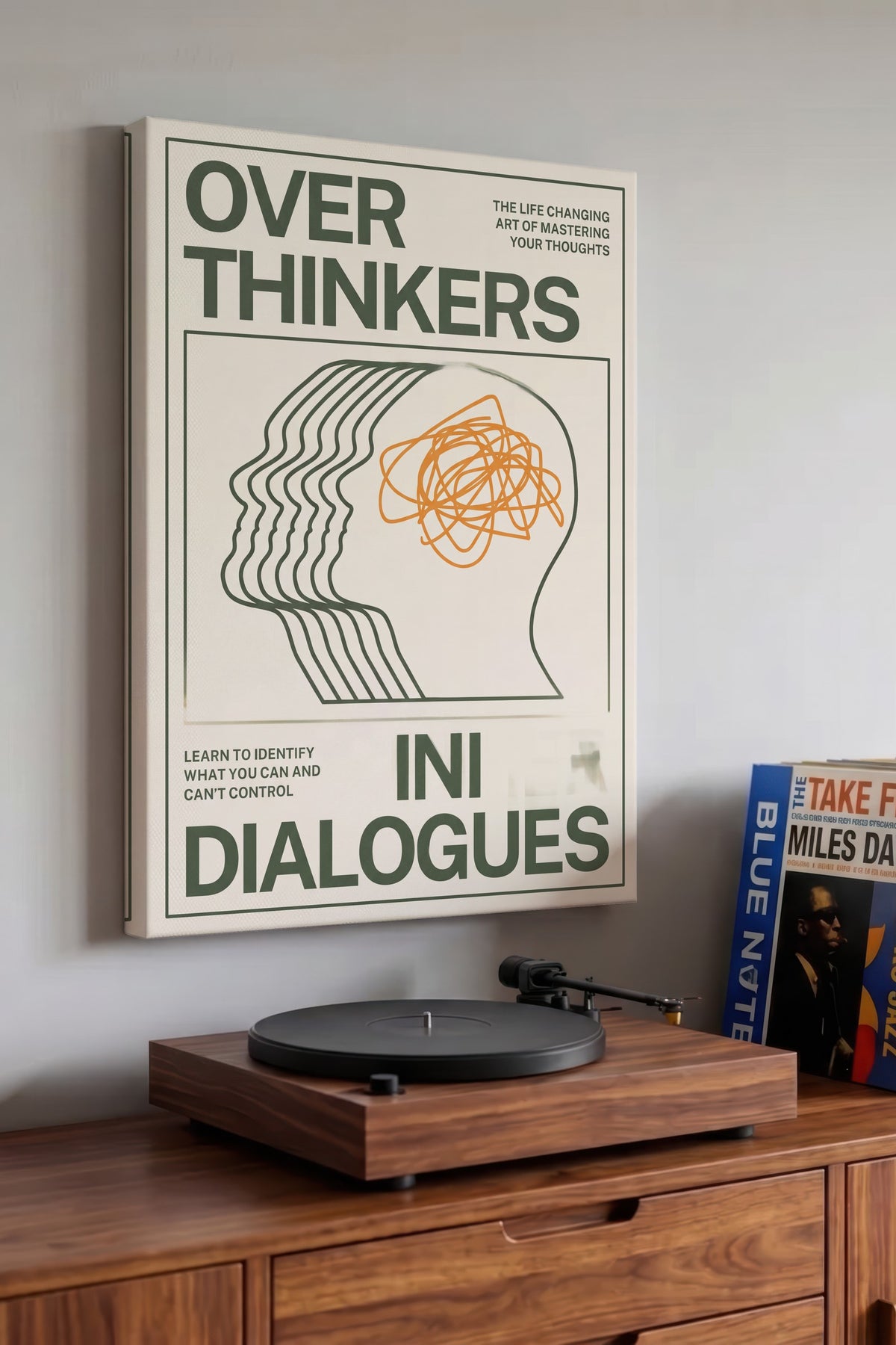 OVER THINKERS Kanvas Tablo