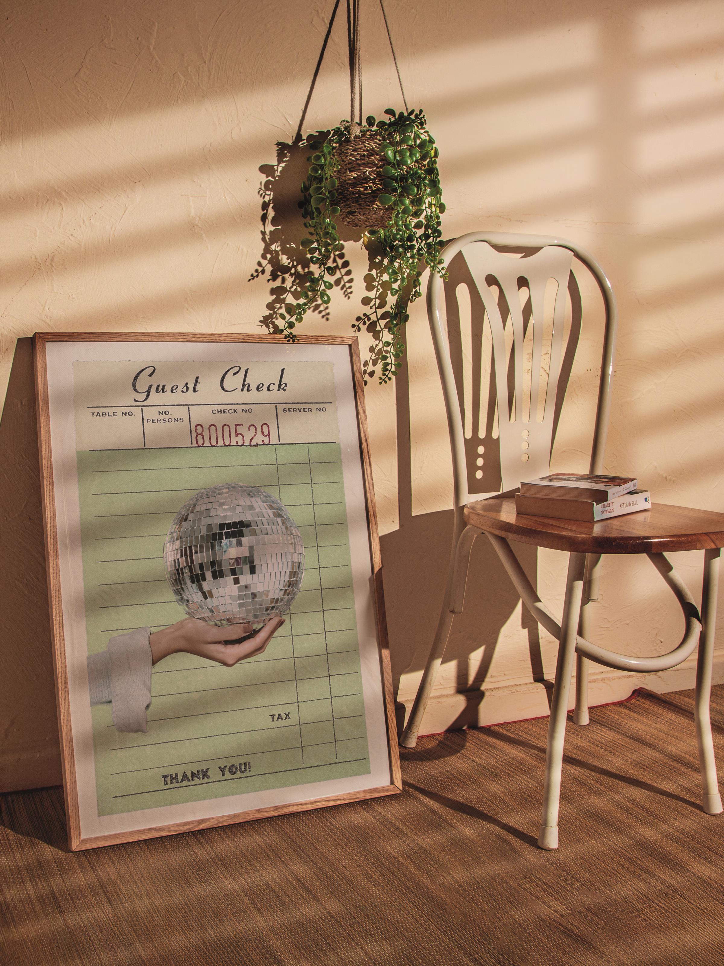 Yeşil Modern Tablo Seti, 3 Adet Ahşap Çerçeve ve Poster - Salon, Mutfak, Yatak Odası Duvar Dekoru