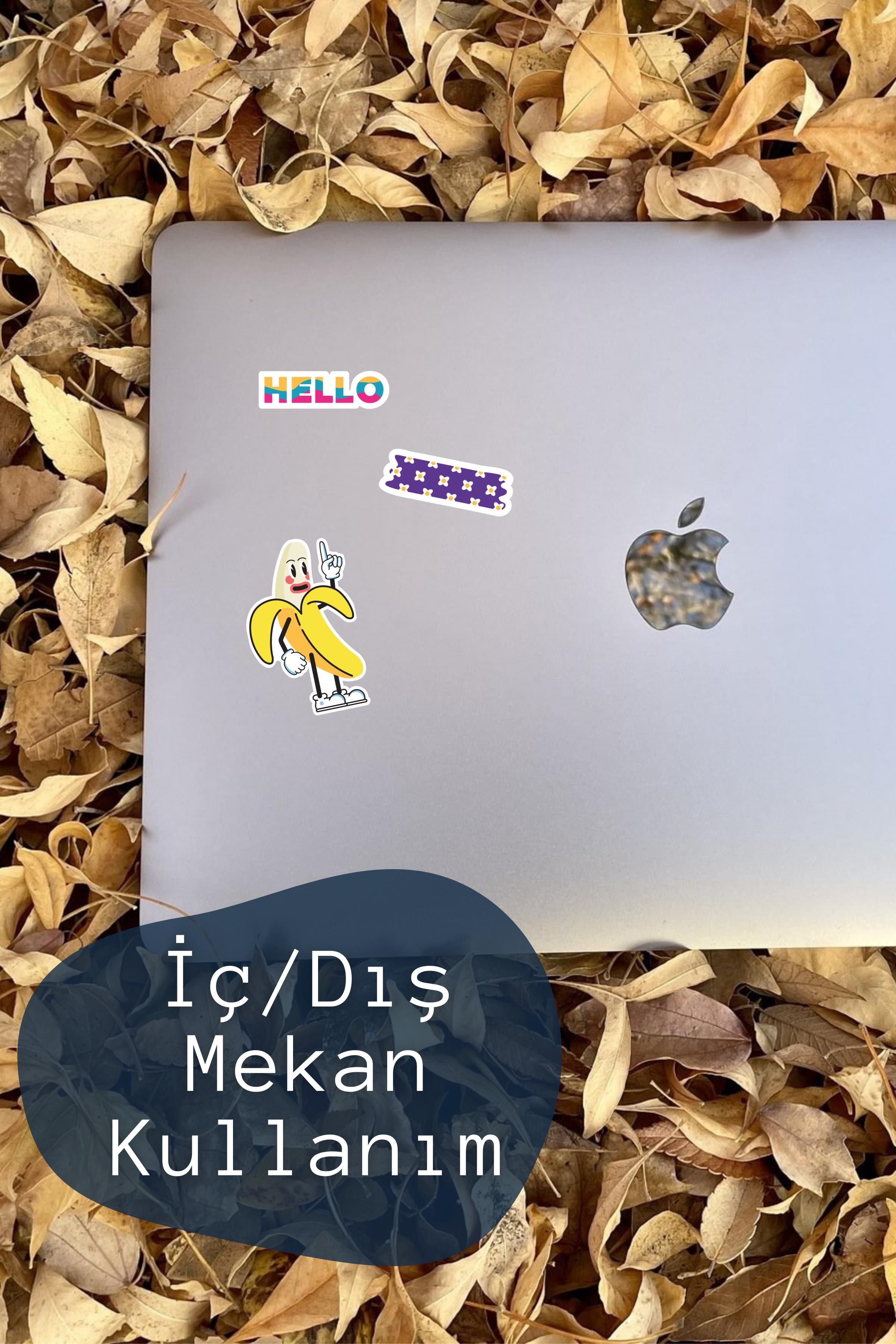 90'lar Popart Temalı Sticker ve Etiket Seti - Orta Boy - Su Geçirmez, Kalın Yapışkanlı Sticker Seti