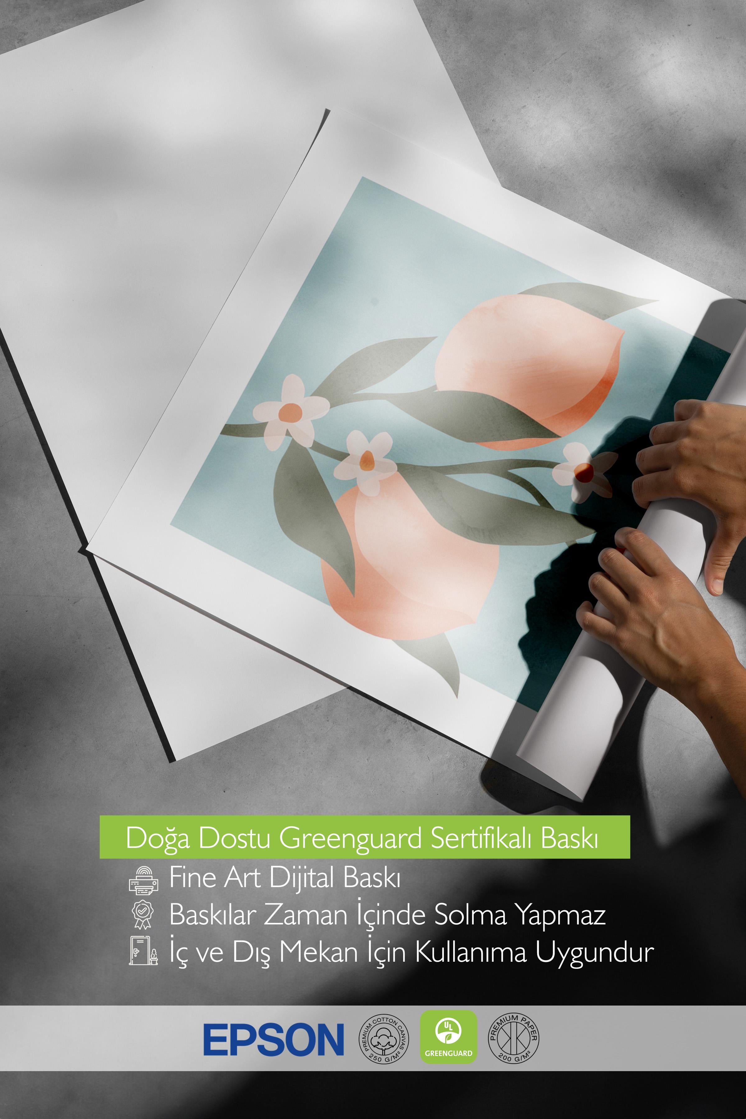 Abstract Peach Branch Poster, Dikey Duvar Tablosu Comfort Serisi NO:108523