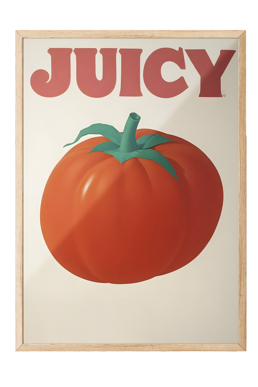 JUICY Poster – Ahşap Çerçeveli Tablo