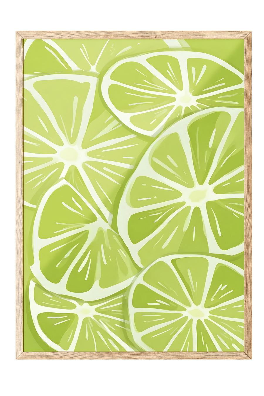 Limon Dilimleri Poster – Ahşap Çerçeveli Tablo