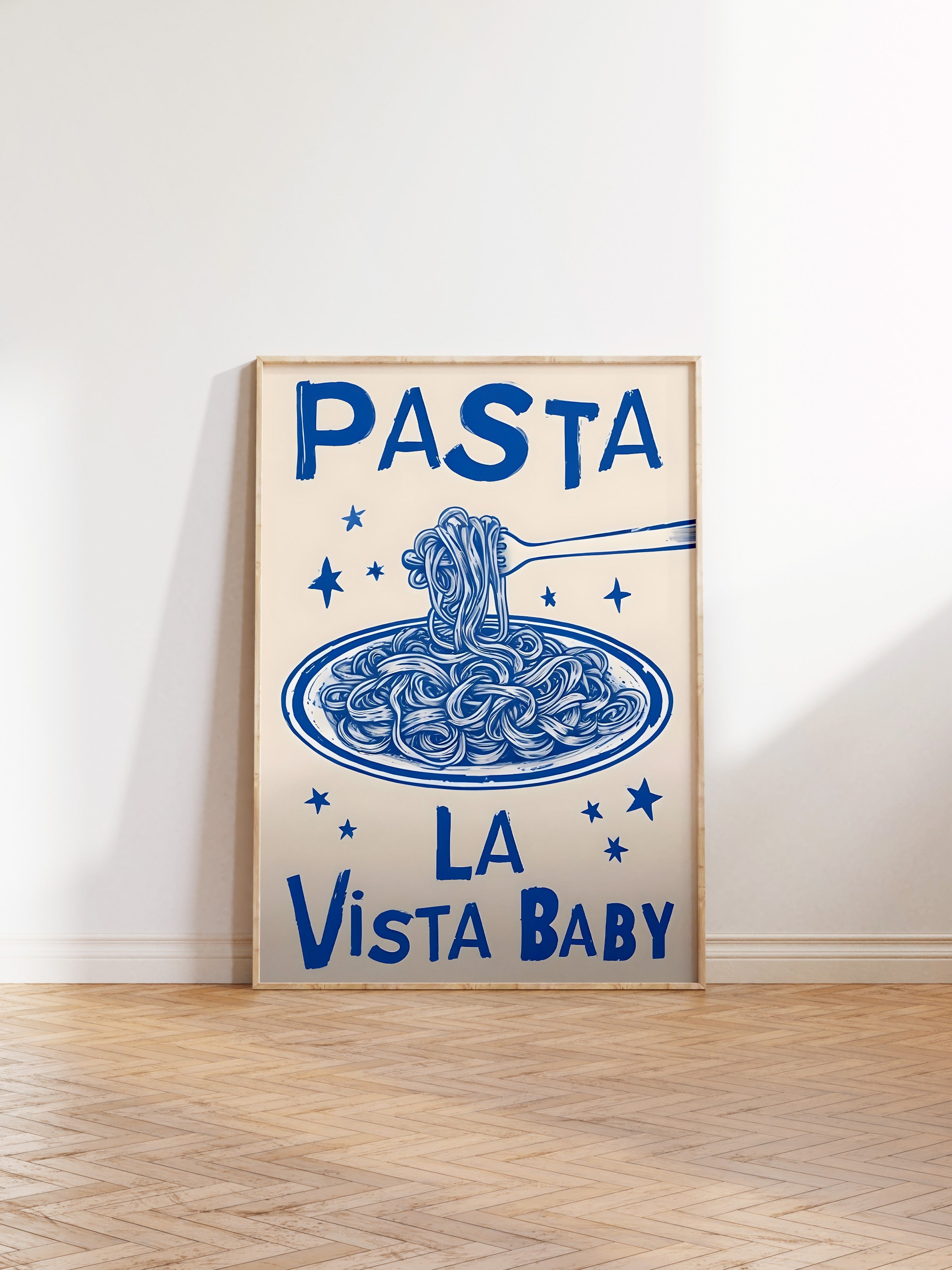 Ahşap Çerçeveli Tablo, Pasta La Vista Baby, Comfort Serisi Mutfak Ahşap Tablo, NO:109117