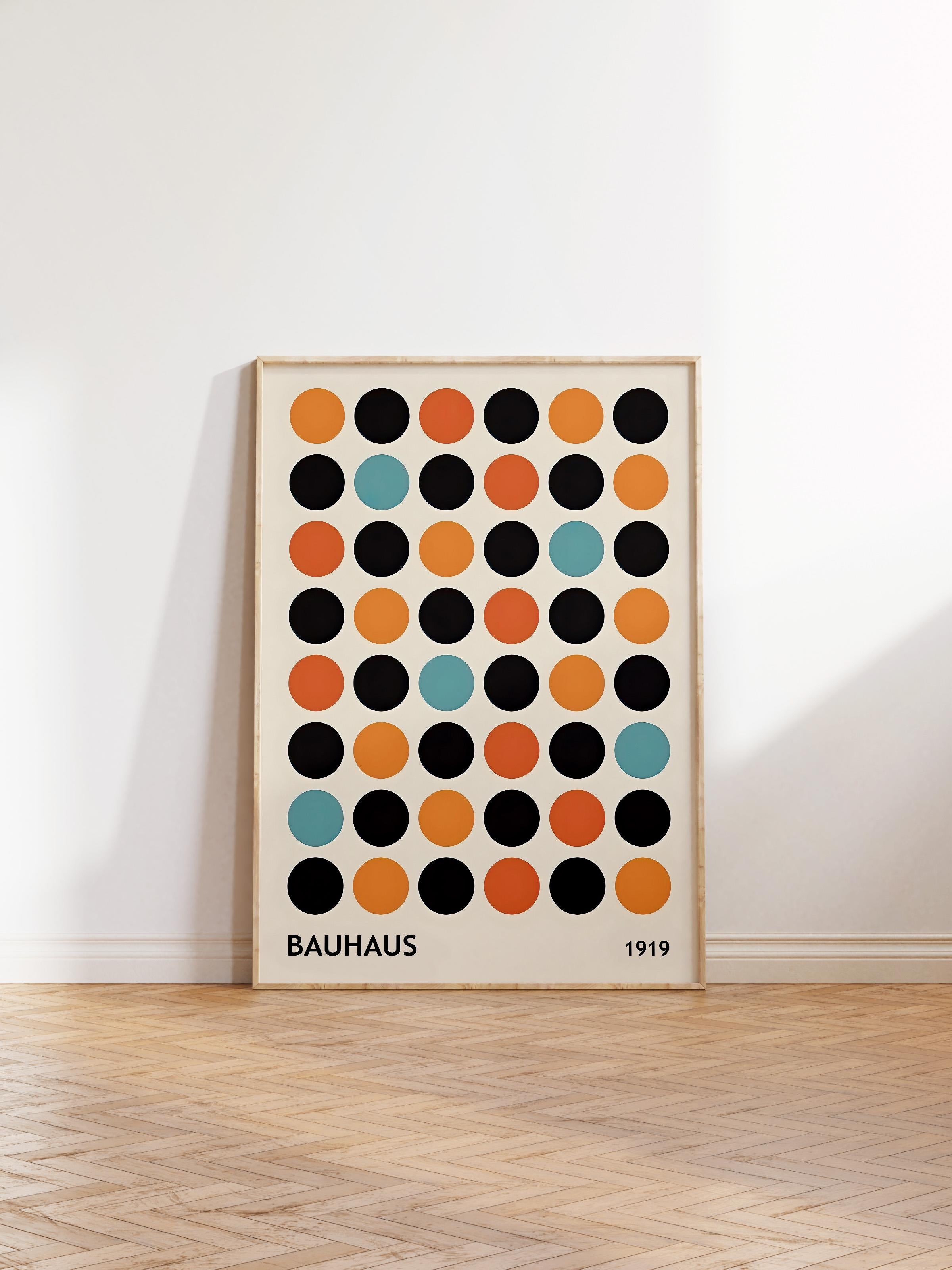 Ahşap Çerçeveli Tablo, Poster ve Çerçeve Seti, Bauhaus 1919 Comfort Serisi NO:108614