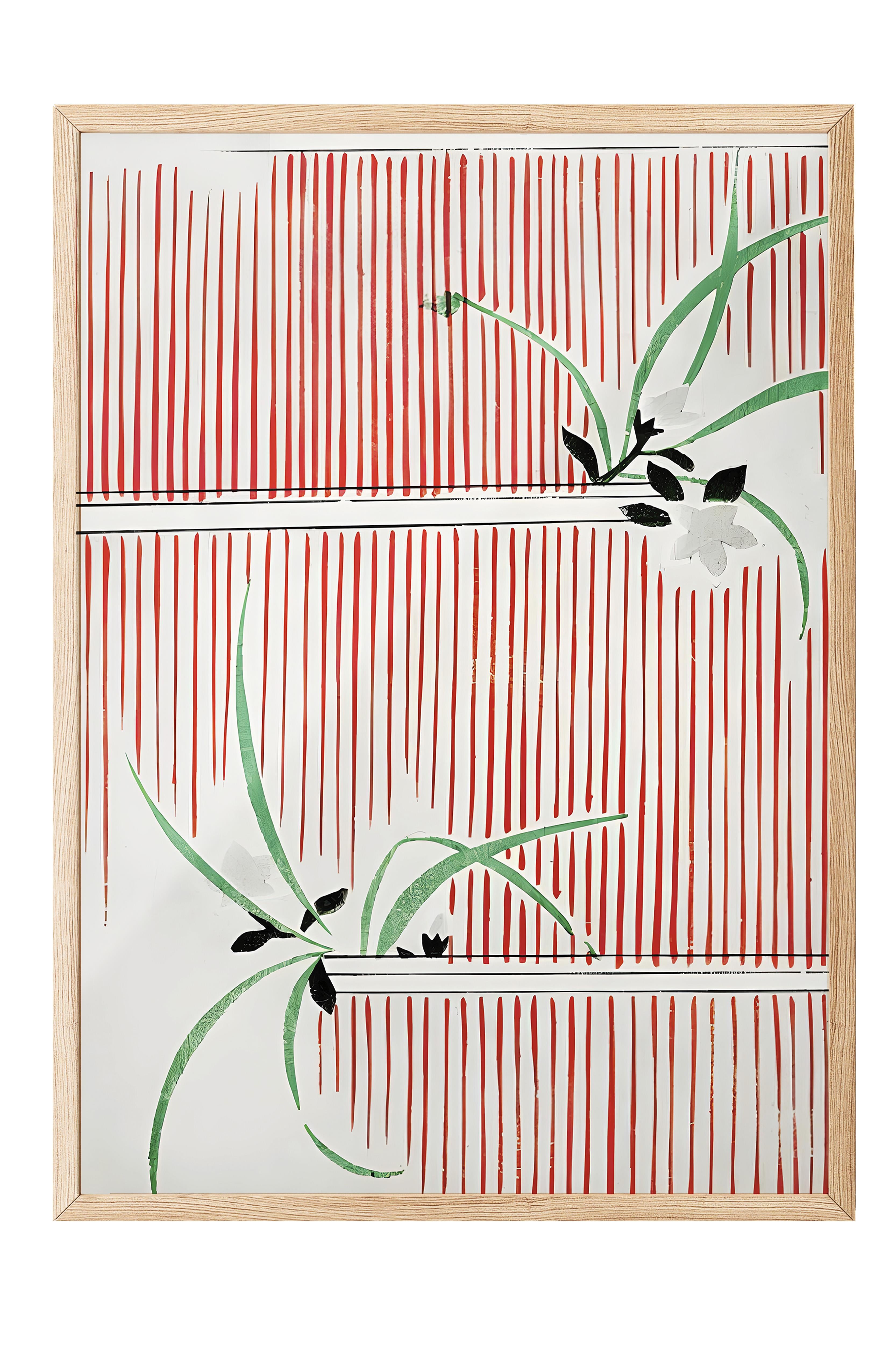 Ahşap Çerçeveli Tablo, Poster ve Çerçeve Seti, Bijutsu Sekai - Morning Glory Comfort Serisi NO:108721